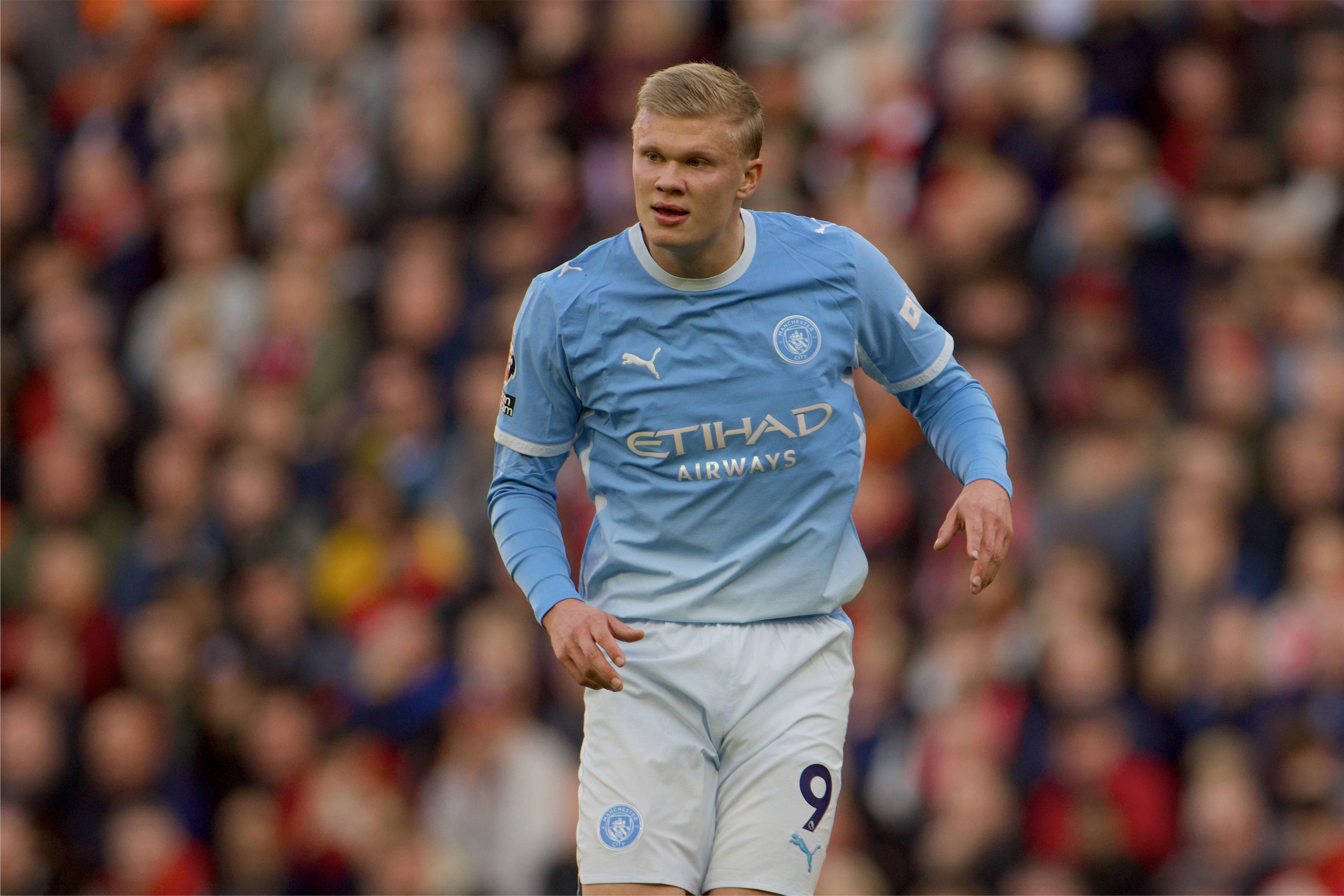 Manchester-City-Star Erling Haaland. 