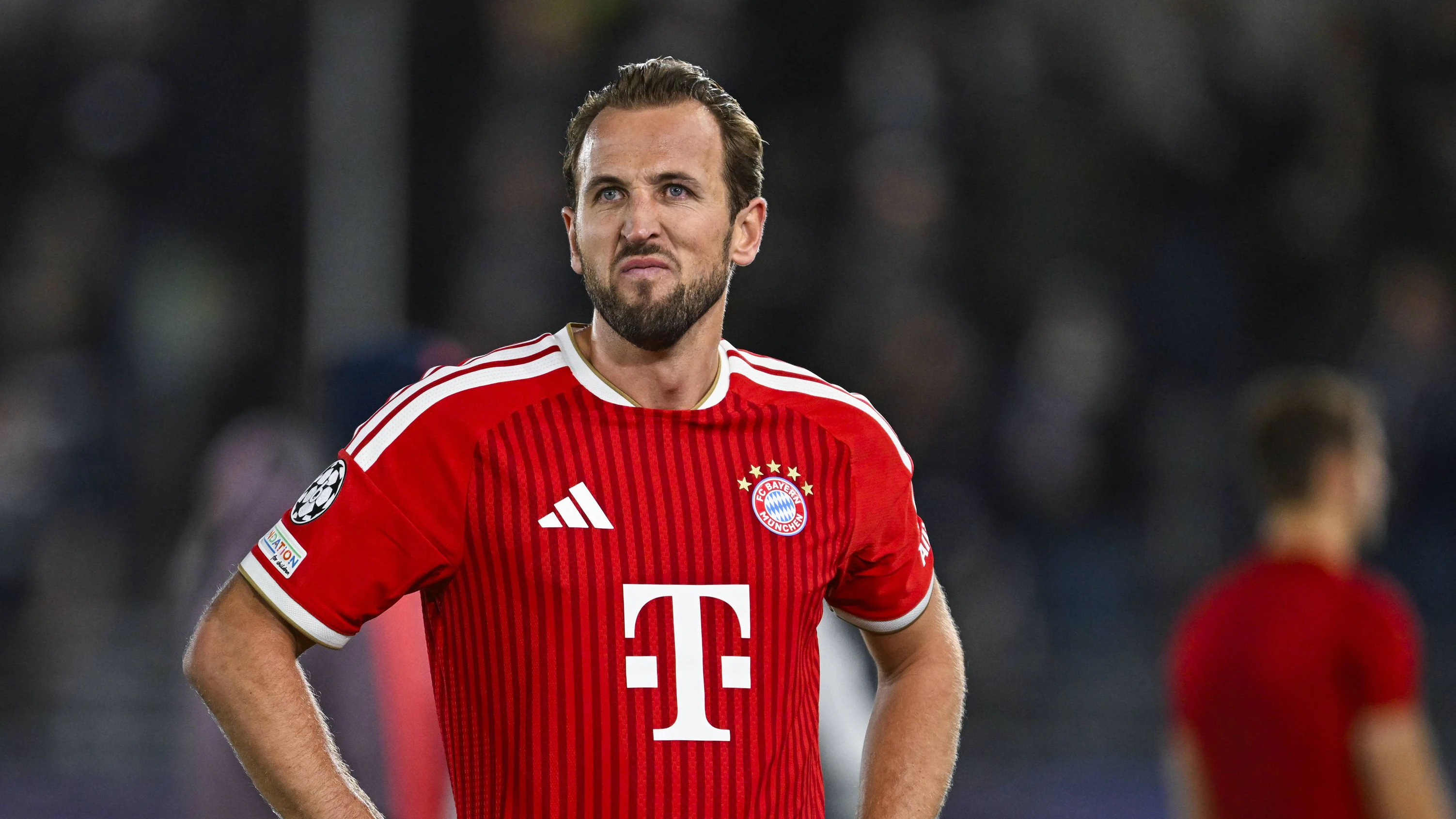 Fotball, Champions League 2026/2027: Viking - Bayern München Stavanger 20261013. Bayern Münchens Harry Kane etter fotballkampen i Champions League mellom Viking og Bayern München pa Lyse Arena i Stavanger. Foto: Carina Johansen / NTB Stavanger Norge EDITORIAL USE ONLY. RESTRICTED USE FOR BETTING COMPANIES Ref:_SPOL29MJ59FSFg.jpg *** Soccer, Champions League 20262027 Viking vs. Bayern Munich, Stavanger, October 13, 2026: Bayern Munichs Harry Kane after the Champions League soccer match between Viking and Bayern Munich at Lyse Arena in Stavanger. Photo by Carina Johansen, NTB, Stavanger, Norway. EDITORIAL USE ONLY. RESTRICTED USE FOR BETTING COMPANIES PUBLICATIONxNOTxINxNORxSWExDENxFINxFRA Copyright: xCarinaxJohansenx/xNTBx