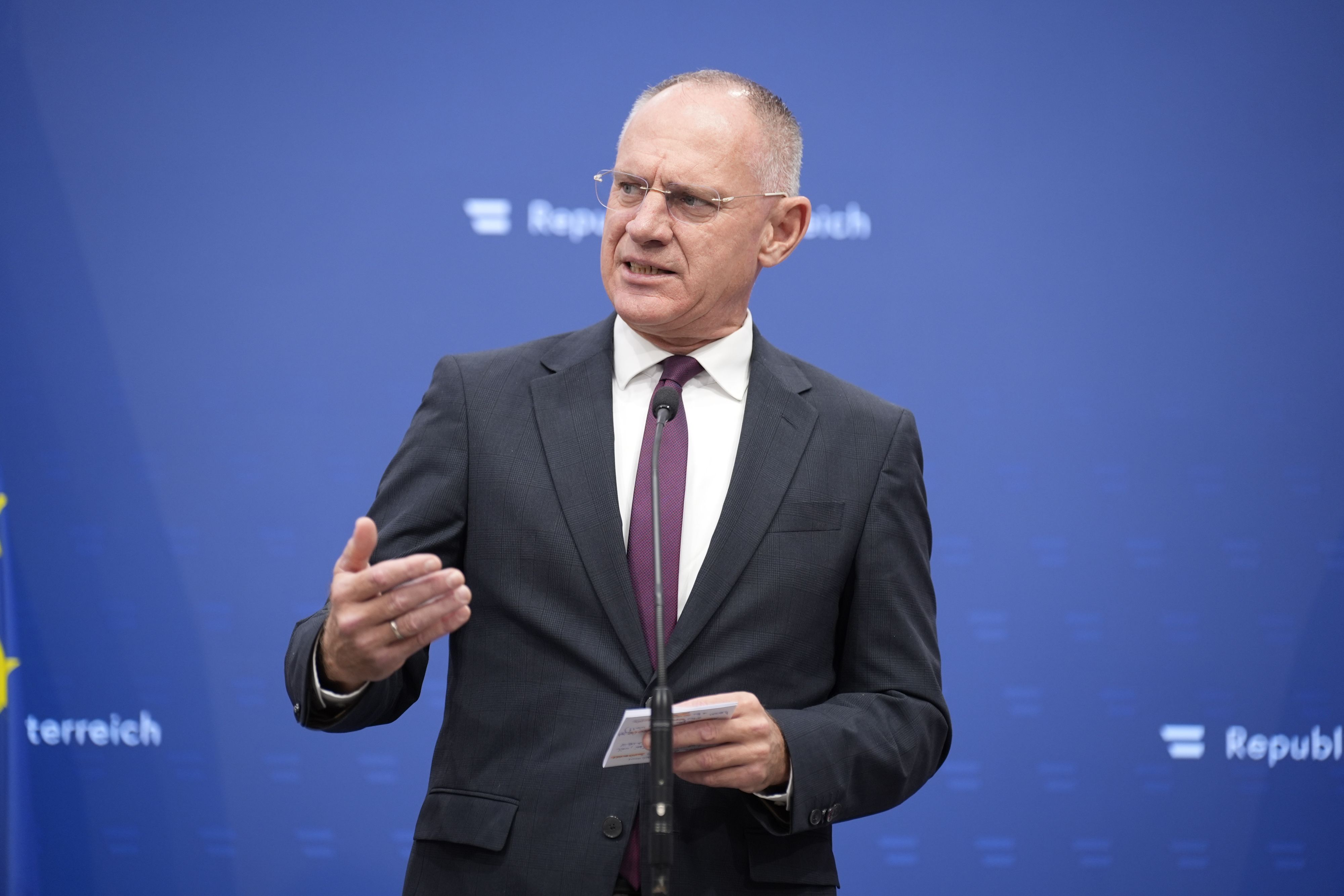 Innenminister Gerhard Karner kündigte 