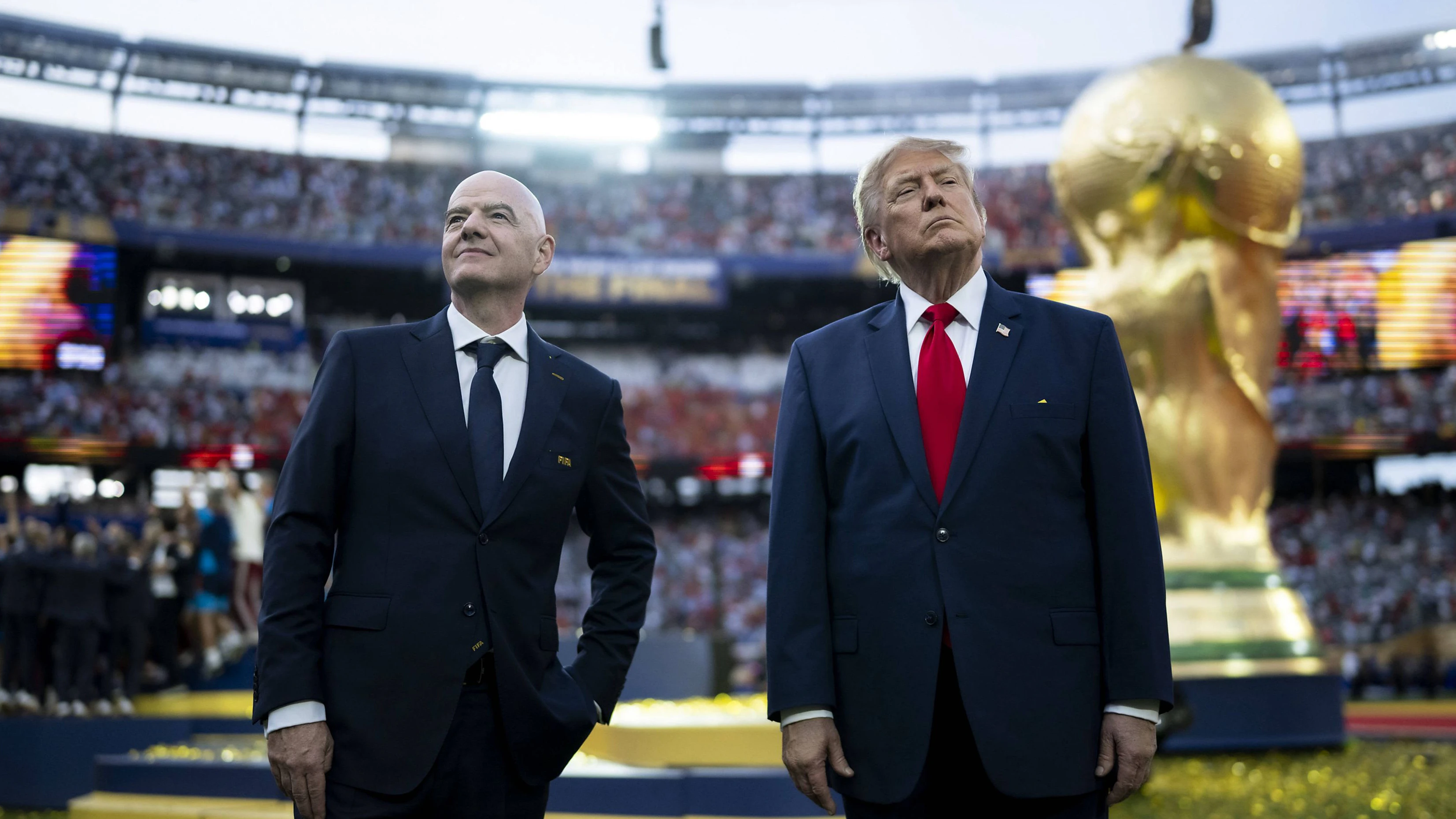Donald Trump und Gianni Infantino sorgten bei der WM für einen Skandal. 
