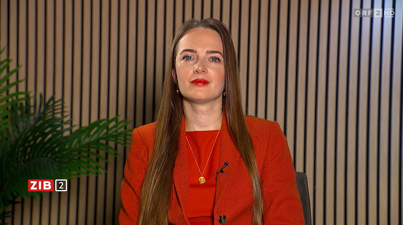 Friedensnobelpreisträgerin Olexandra Matwijtschuk gab der ORF-
