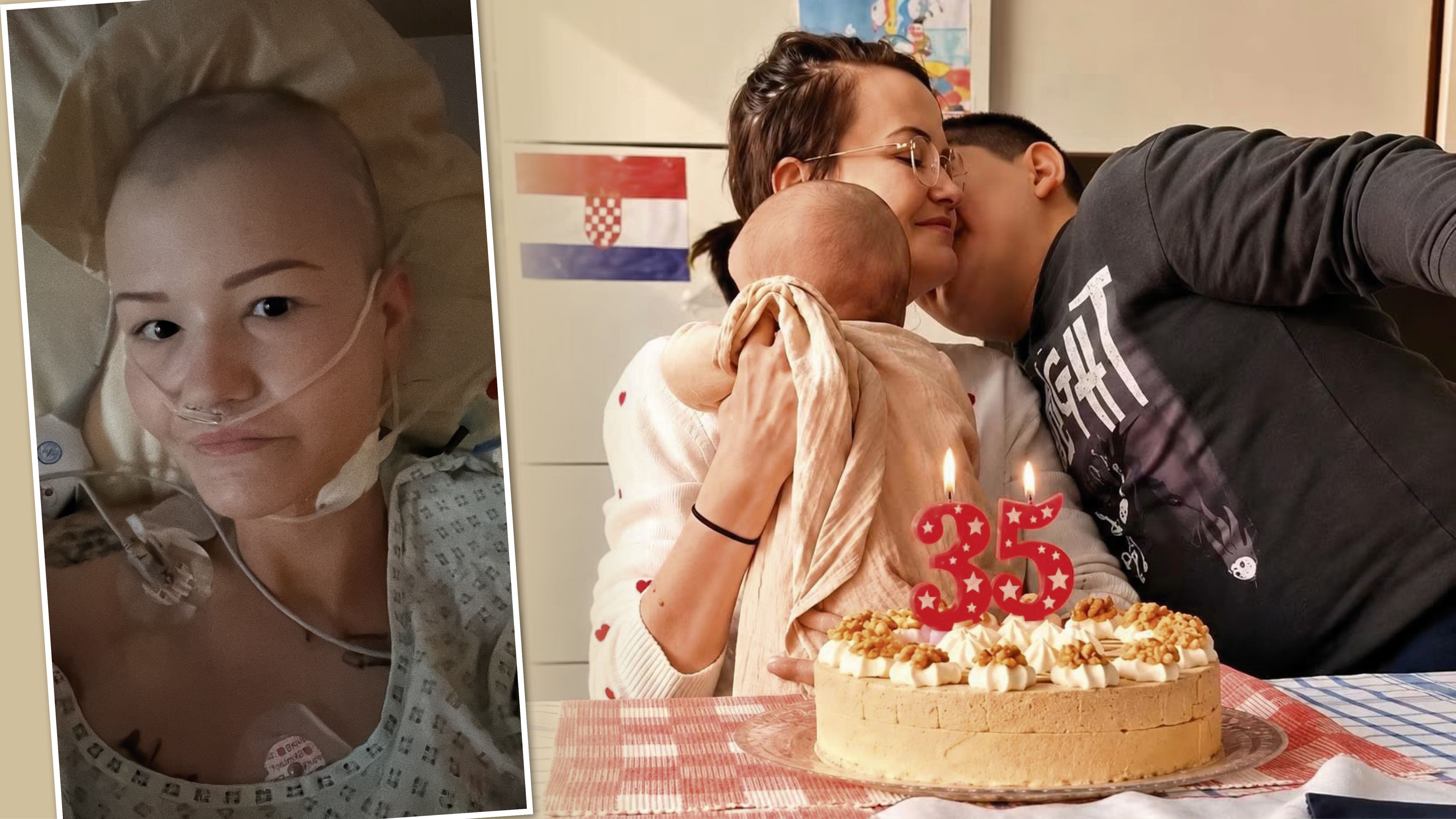 2024 wurde Valentina N. nach einer Krebsdiagnose der Magen entfernt, mittlerweile ist sie krebsfrei – und glückliche Mutter.