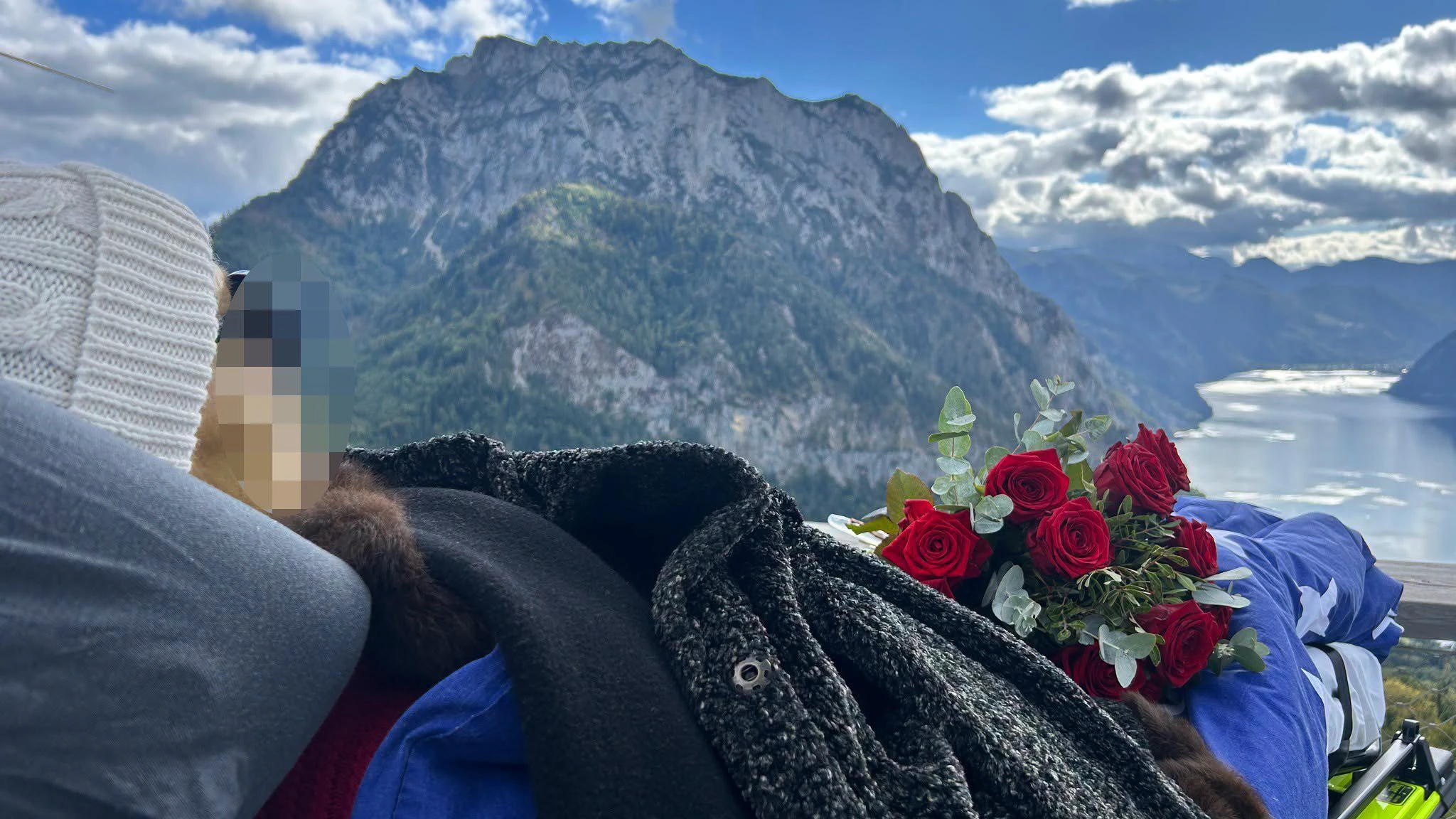 Am Gipfel des Grünbergs konnte die Patientin ihre Sorgen endlich einmal vergessen.