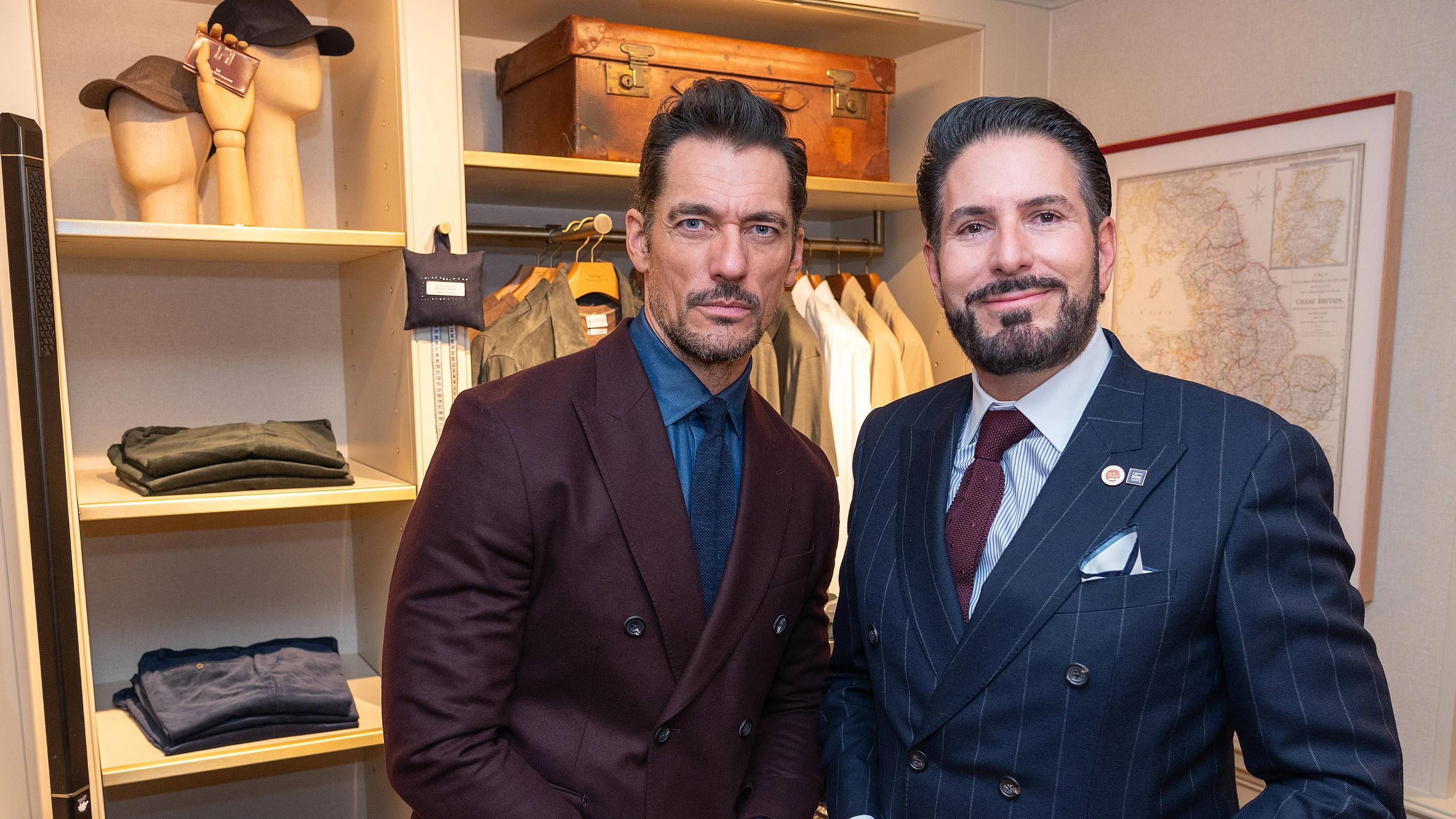 Hackett Boutique Opening, Hackett No4 Savile Row Boutique Vienna, Wien, 14.10.2026,
- 
David GANDY, Clemens UNTERREINER
