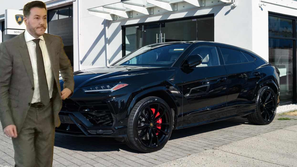 René Benko darf seine Einkäufe im Lamborghini erledigen, der seinem Umfeld zugänglich sein soll.