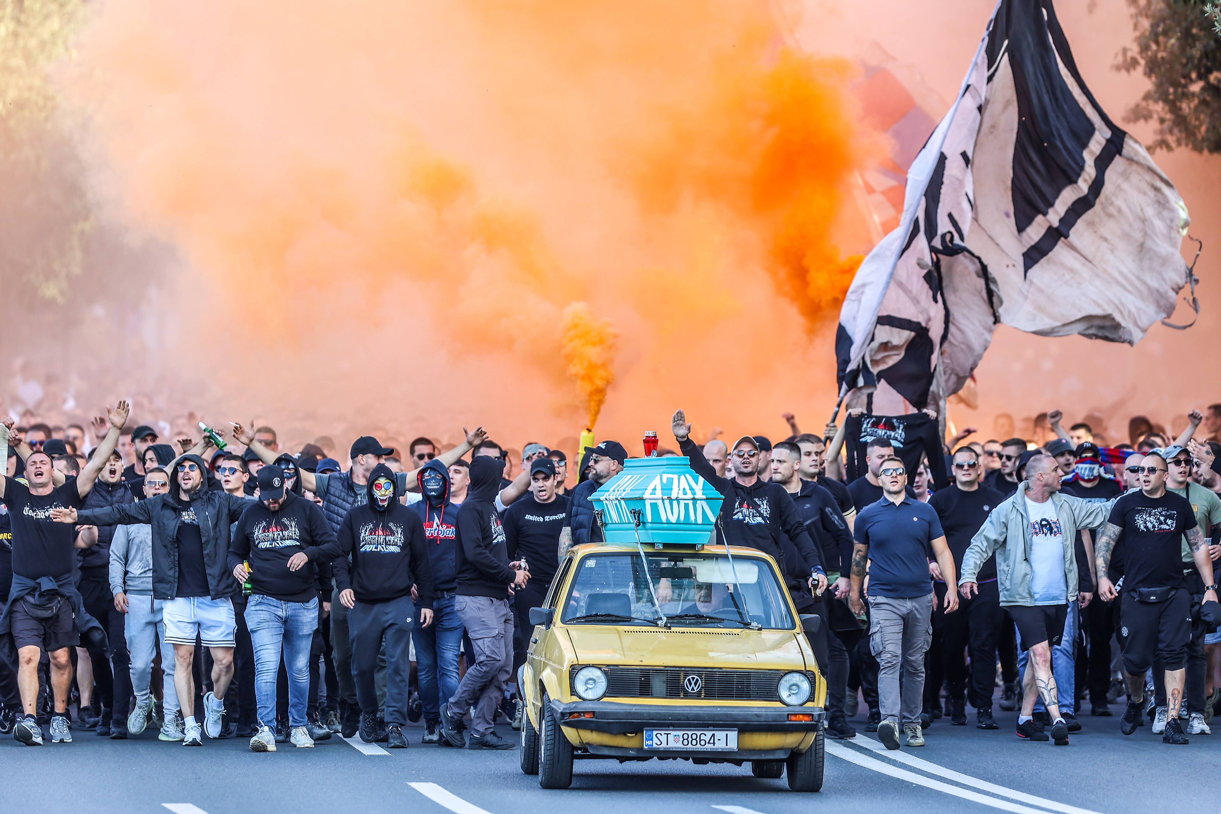 Die Hajduk-Ultras sind gefürchtet.
