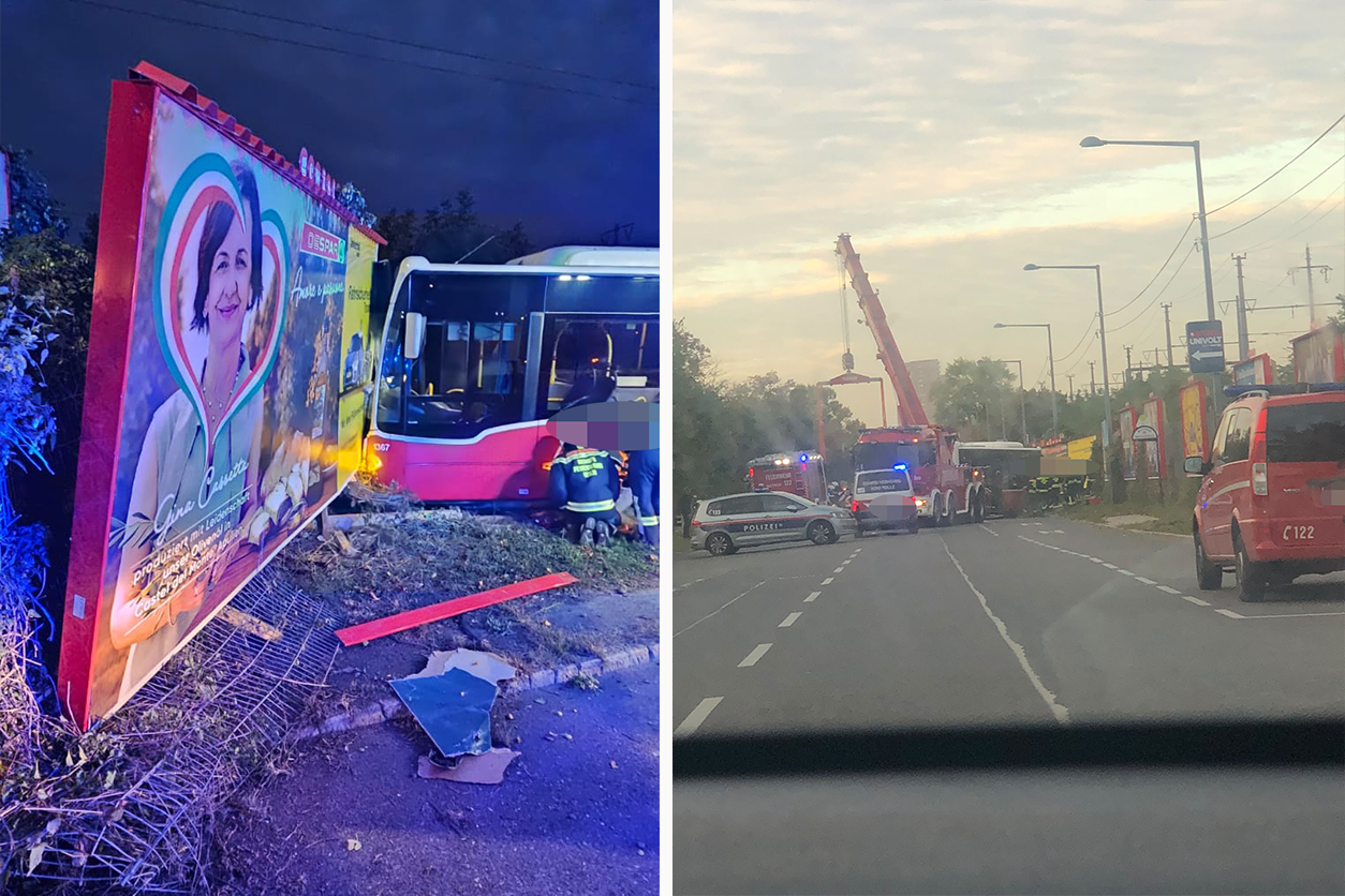 Zwei Personen wurden bei dem Unfall verletzt.