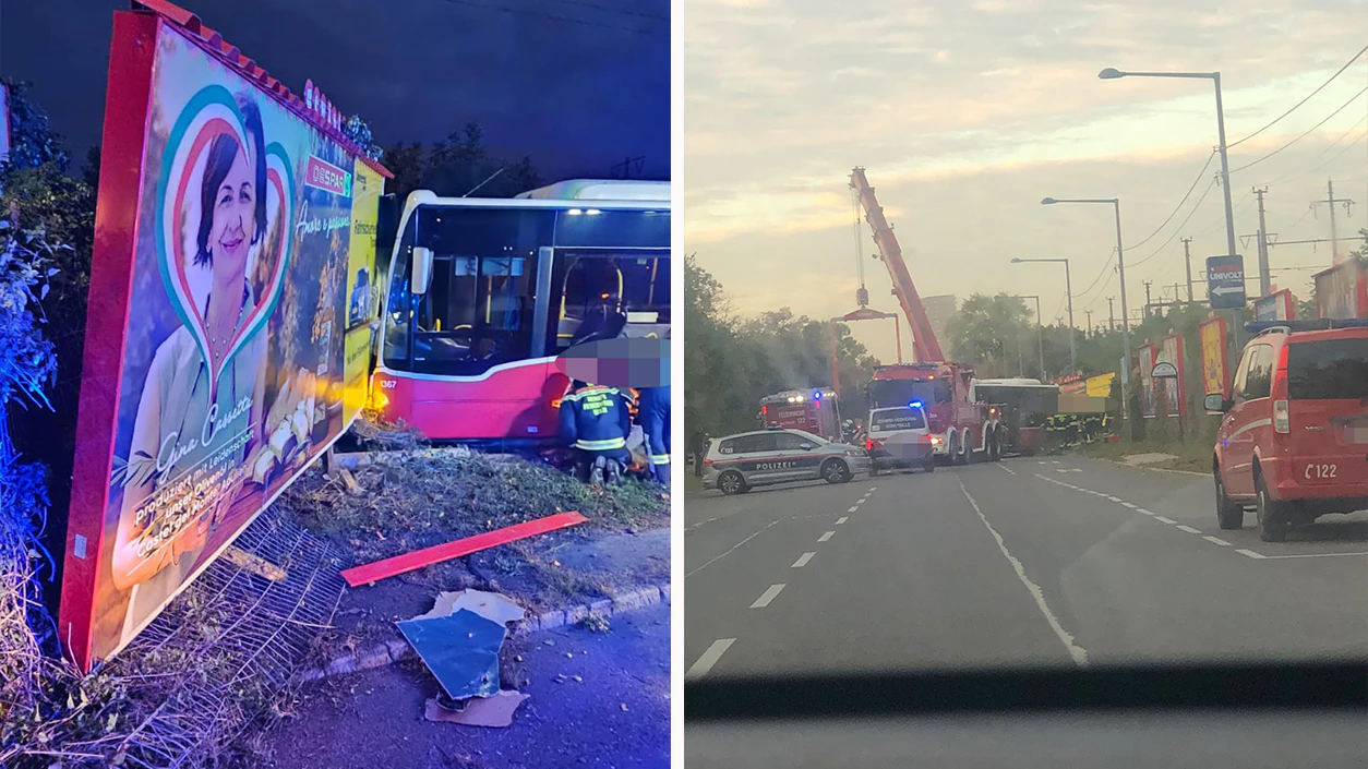 Zwei Personen wurden bei dem Unfall verletzt.