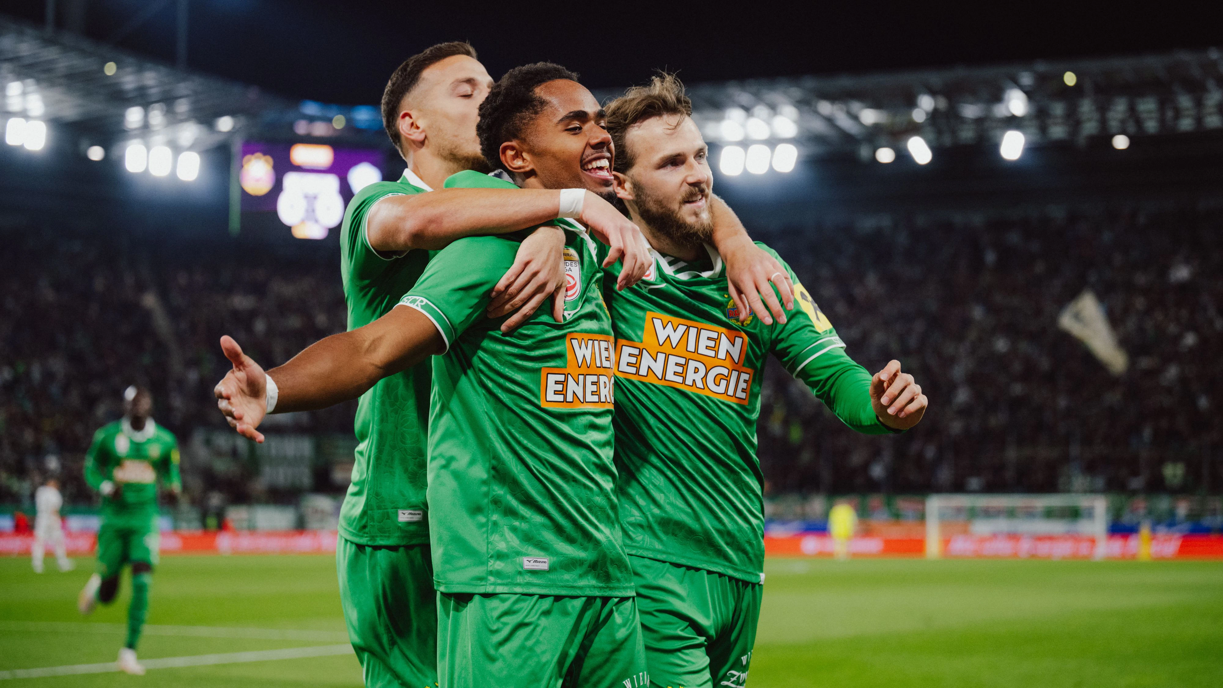 Heute.at - Rapid bleibt mit 3:1-Sieg fix Tabellenführer