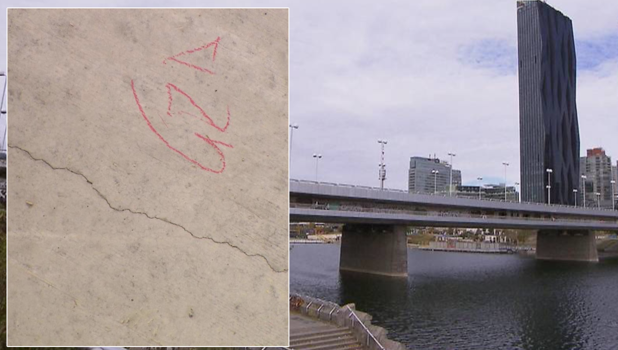 Heute.at - Wirbel in Wien! Risse in der Reichsbrücke entdeckt