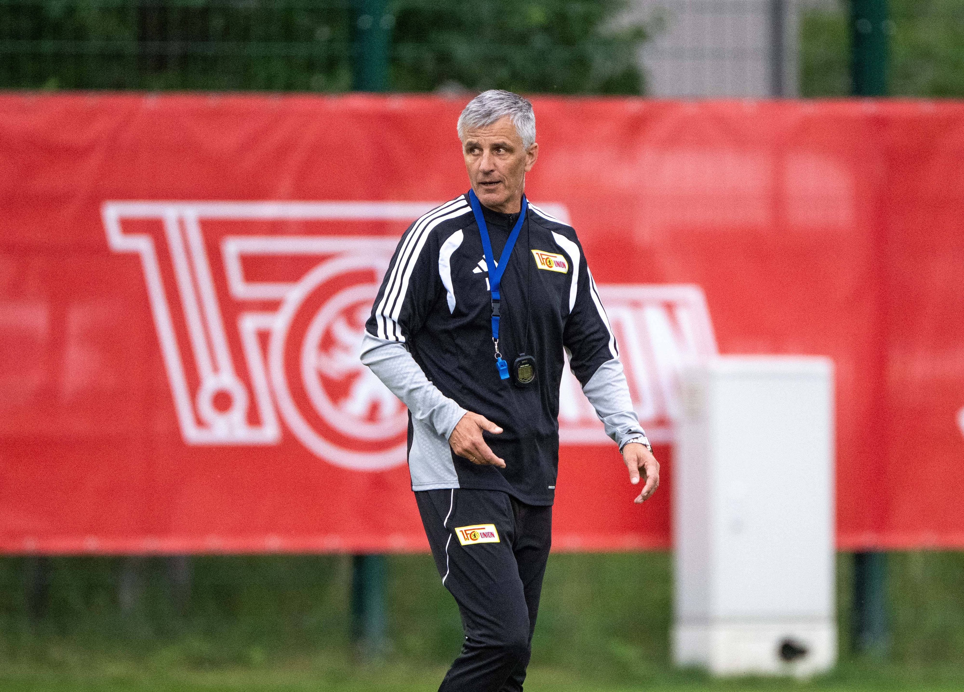 Fußball, A-Junioren, Saison 2026/2027, DFB-Nachwuchsliga 1. FC Union Berlin U19, Training, Trainer Jens Härtel U19, 1. FC Union Berlin, 07.07. 2026, *** Soccer, A Juniors, 20262027 Season, DFB Youth League 1 FC Union Berlin U19, Practice, Coach Jens Härtel U19, 1 FC Union Berlin, July 7, 2026, Copyright: xMatthiasxKochx