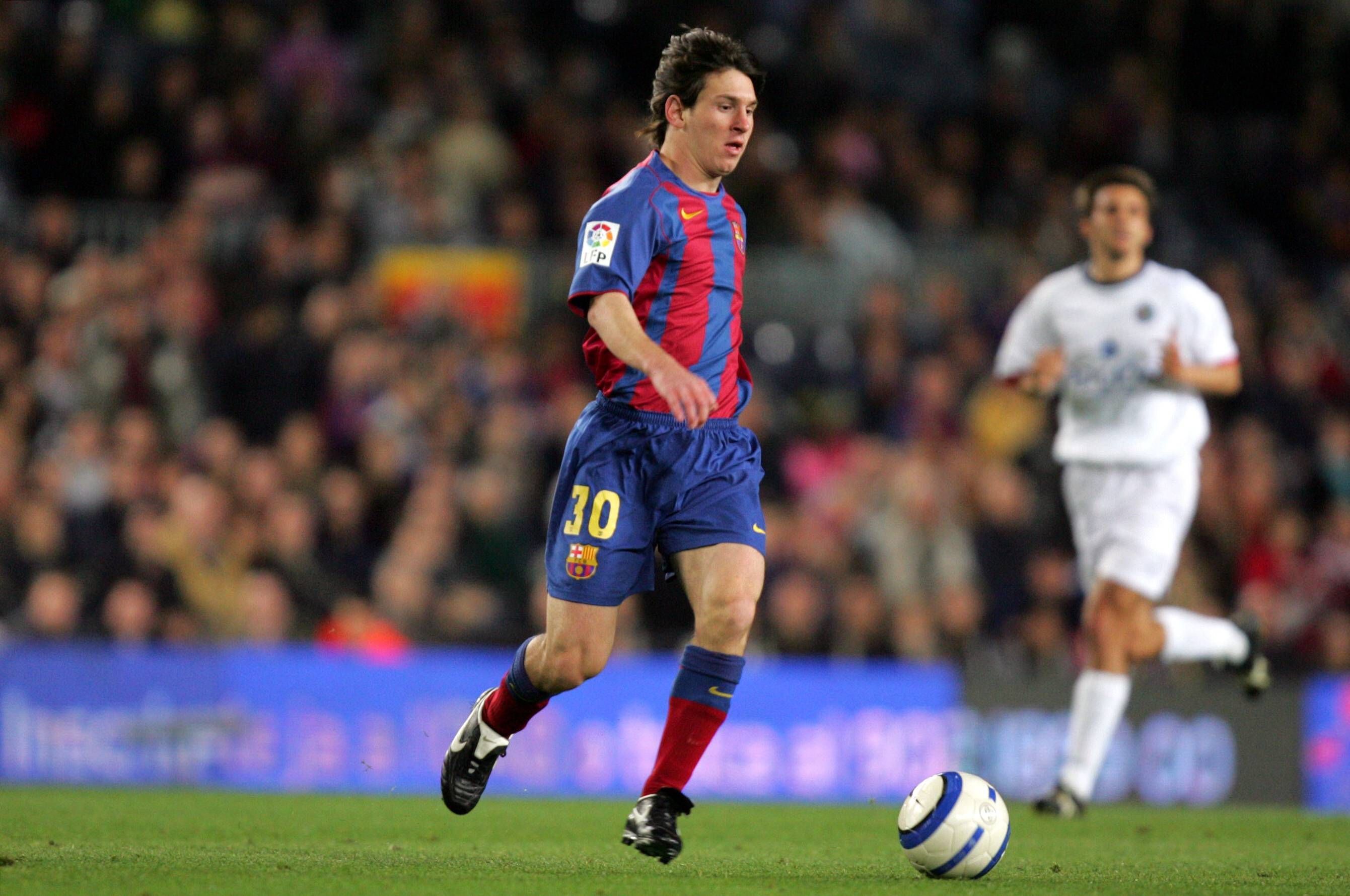 Lionel Messi im Jahr 2005.