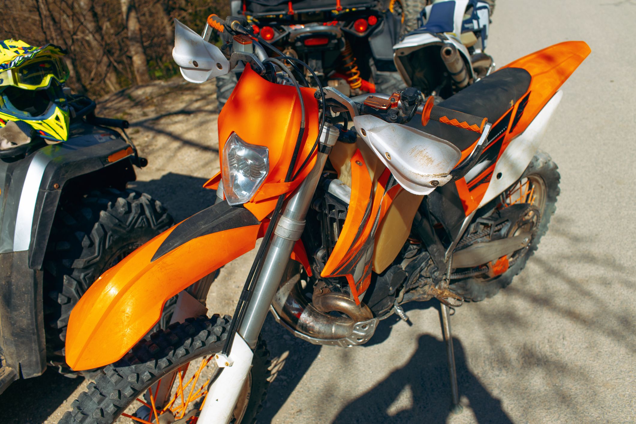 Eine KTM wurde in Telfs gestohlen.