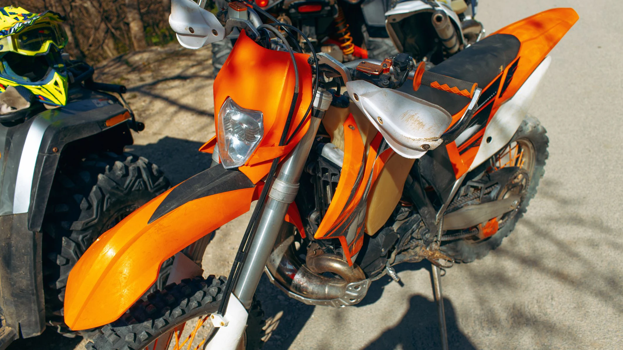 Eine KTM wurde in Telfs gestohlen.