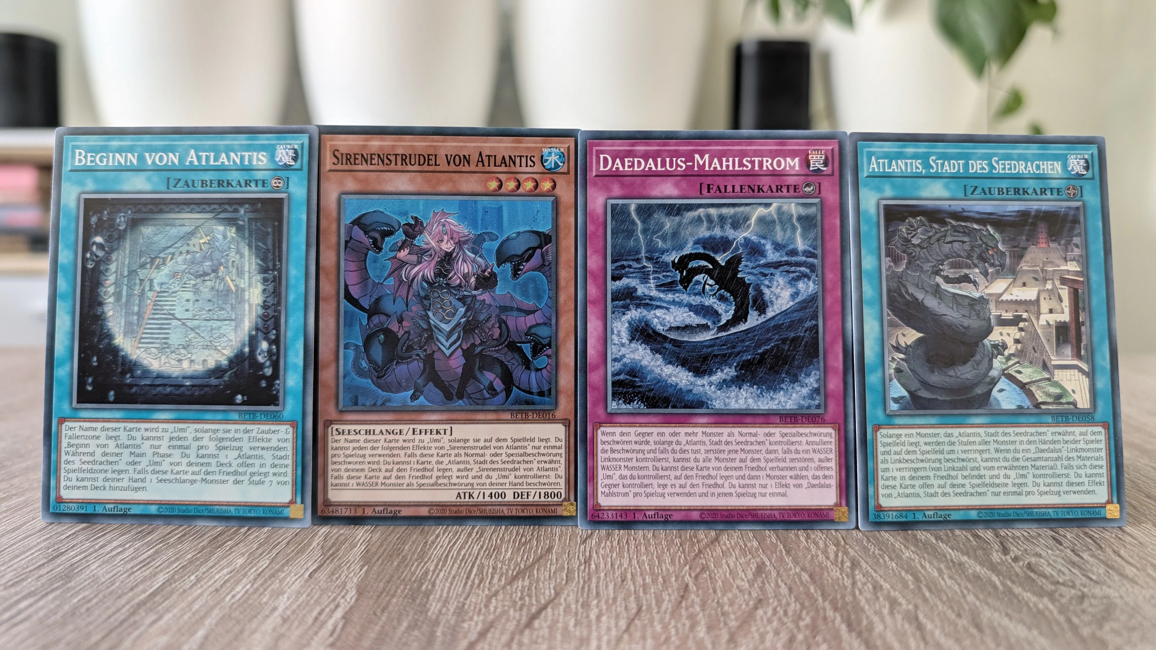 Weitere Karten erweitern Strategien rund um Atlantis und Daedalus ...