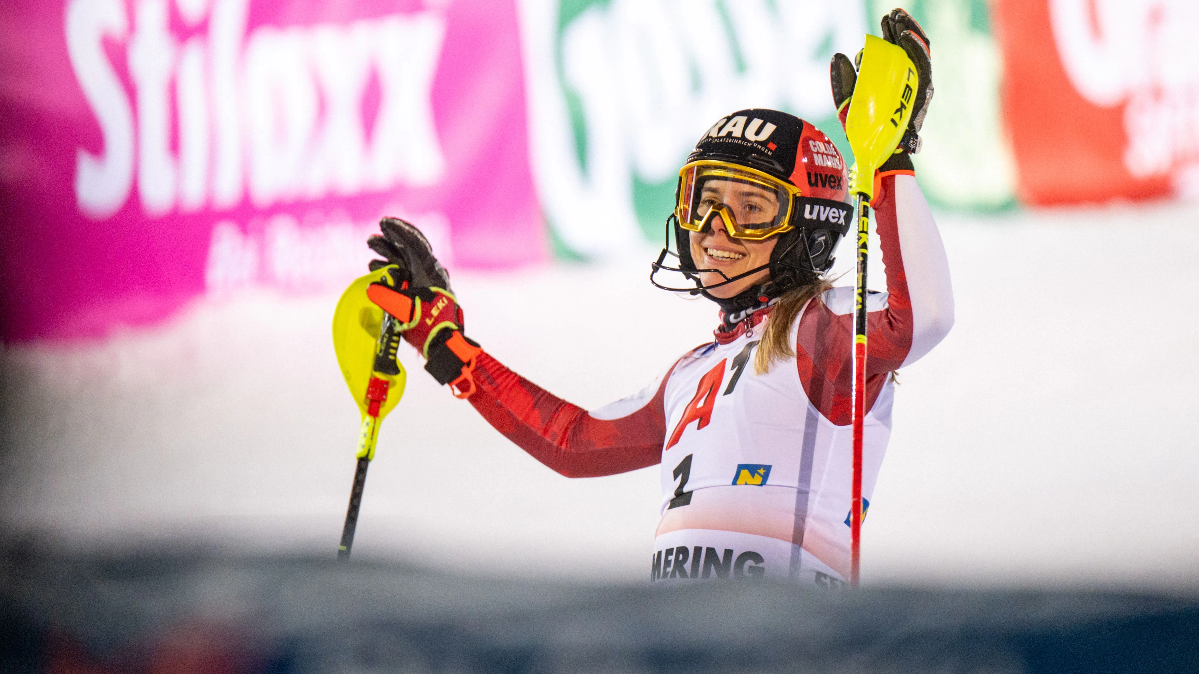 Katharina Liensberger steht wieder auf Skiern.