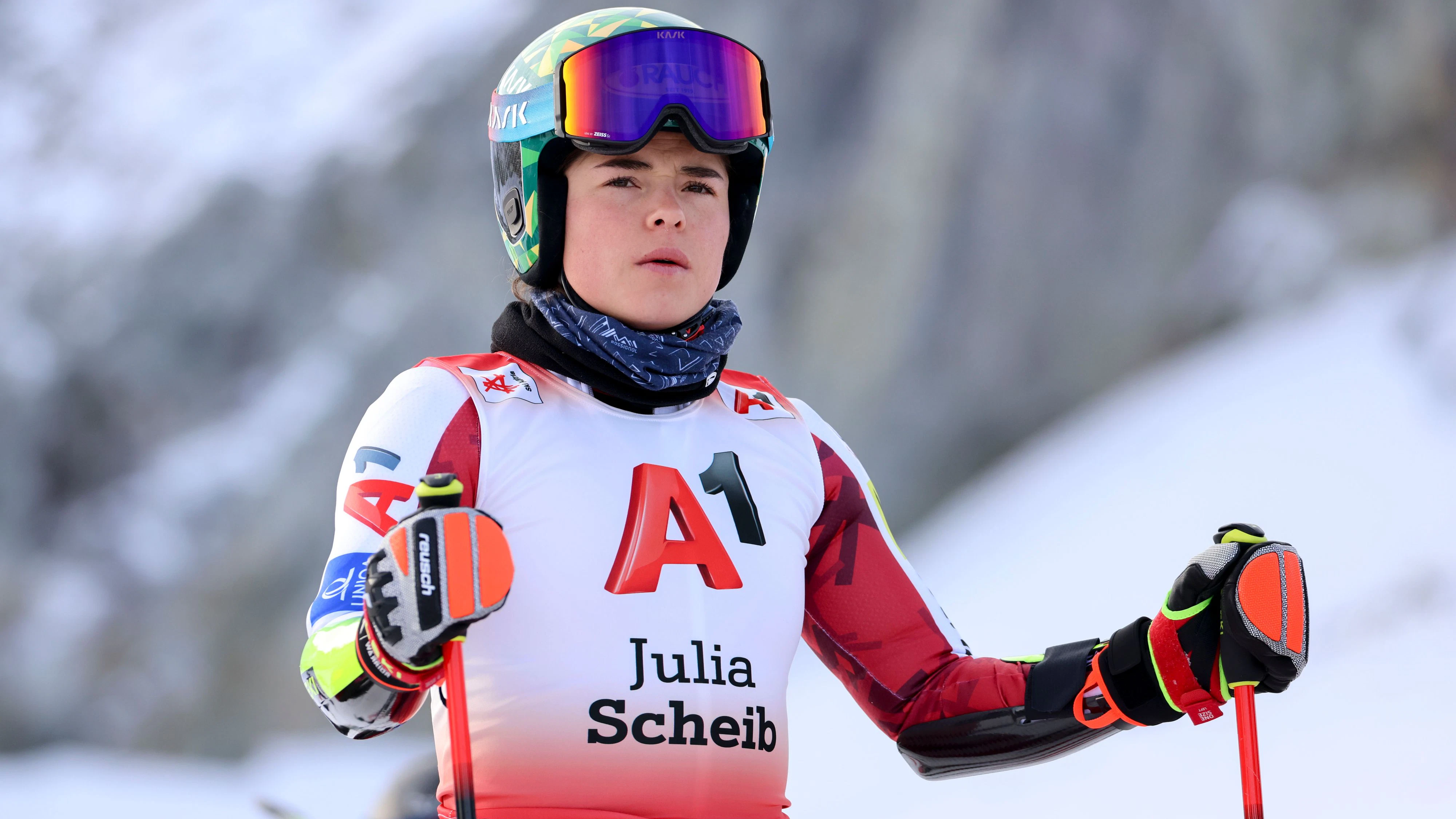 SOELDEN,AUSTRIA,15.OCT.26 - ALPINE SKIING - Ski Austria, giant slalom, training and qualification. Image shows Julia Scheib (AUT). Photo: GEPA pictures/ Mathias Mandl