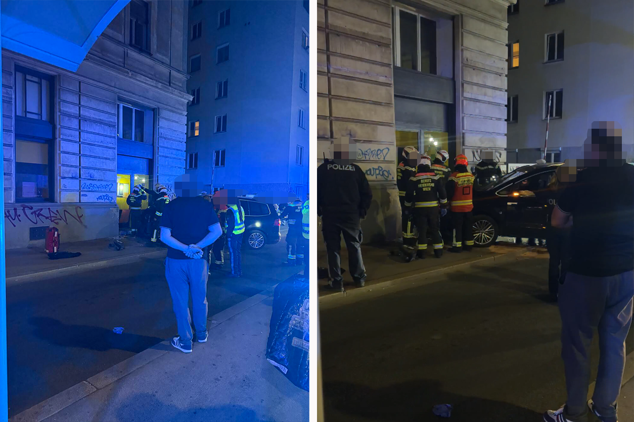 Am Freitag krachte ein Auto in ein Geschäft in der Heiligenstädter Straße.
