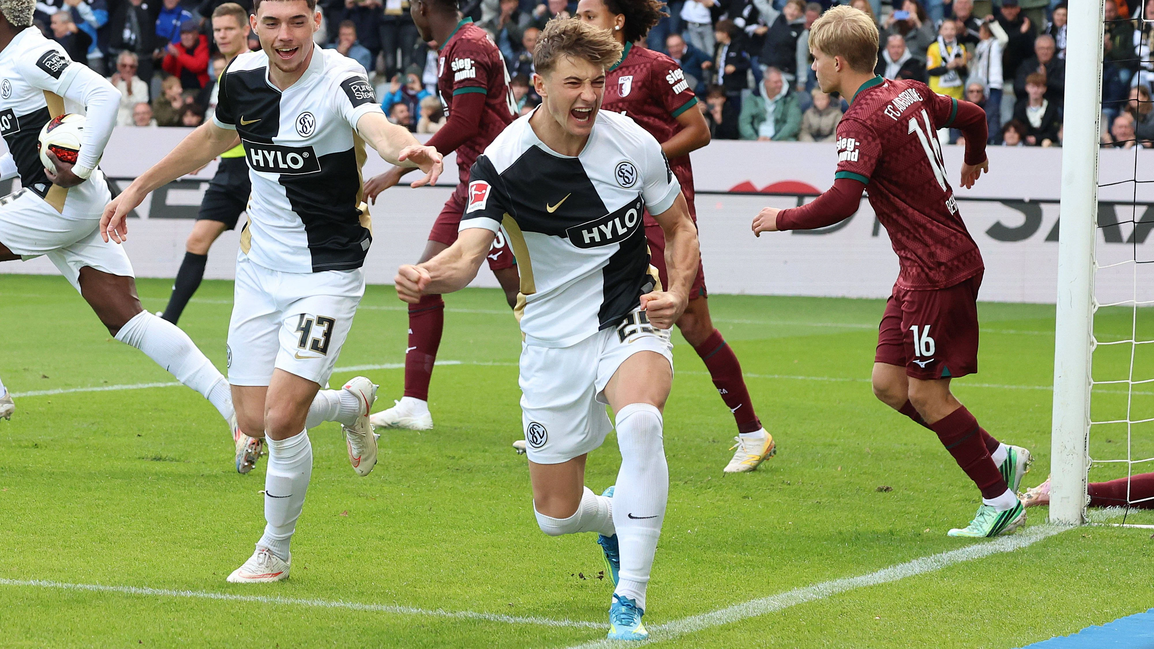 Lukas Petkov brachte Elversberg in Führung. 