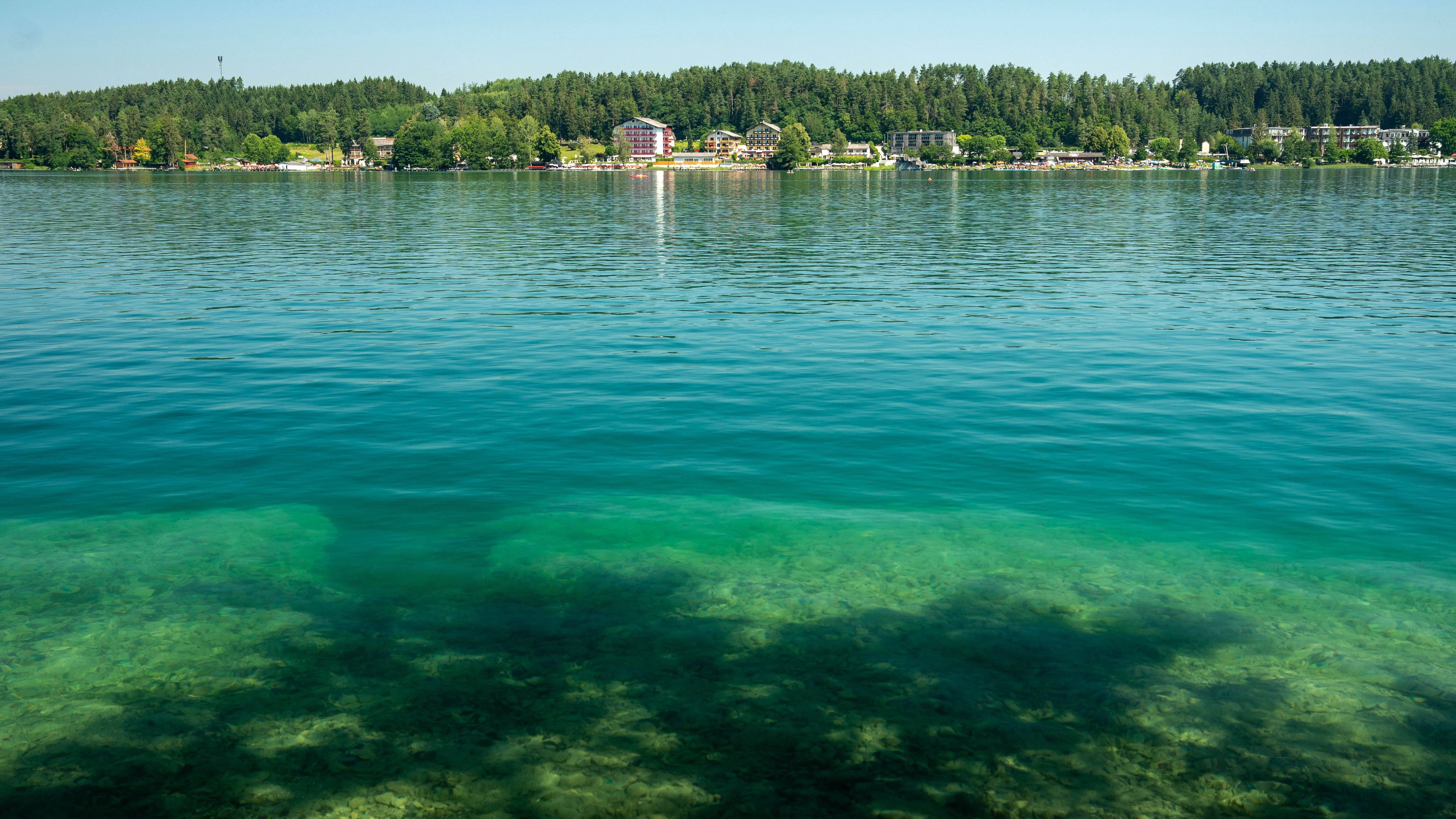 Der Klopeiner See ist ein beliebtes Ausflugsziel.