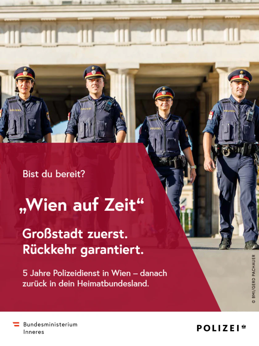 Flyer "Wien auf Zeit"