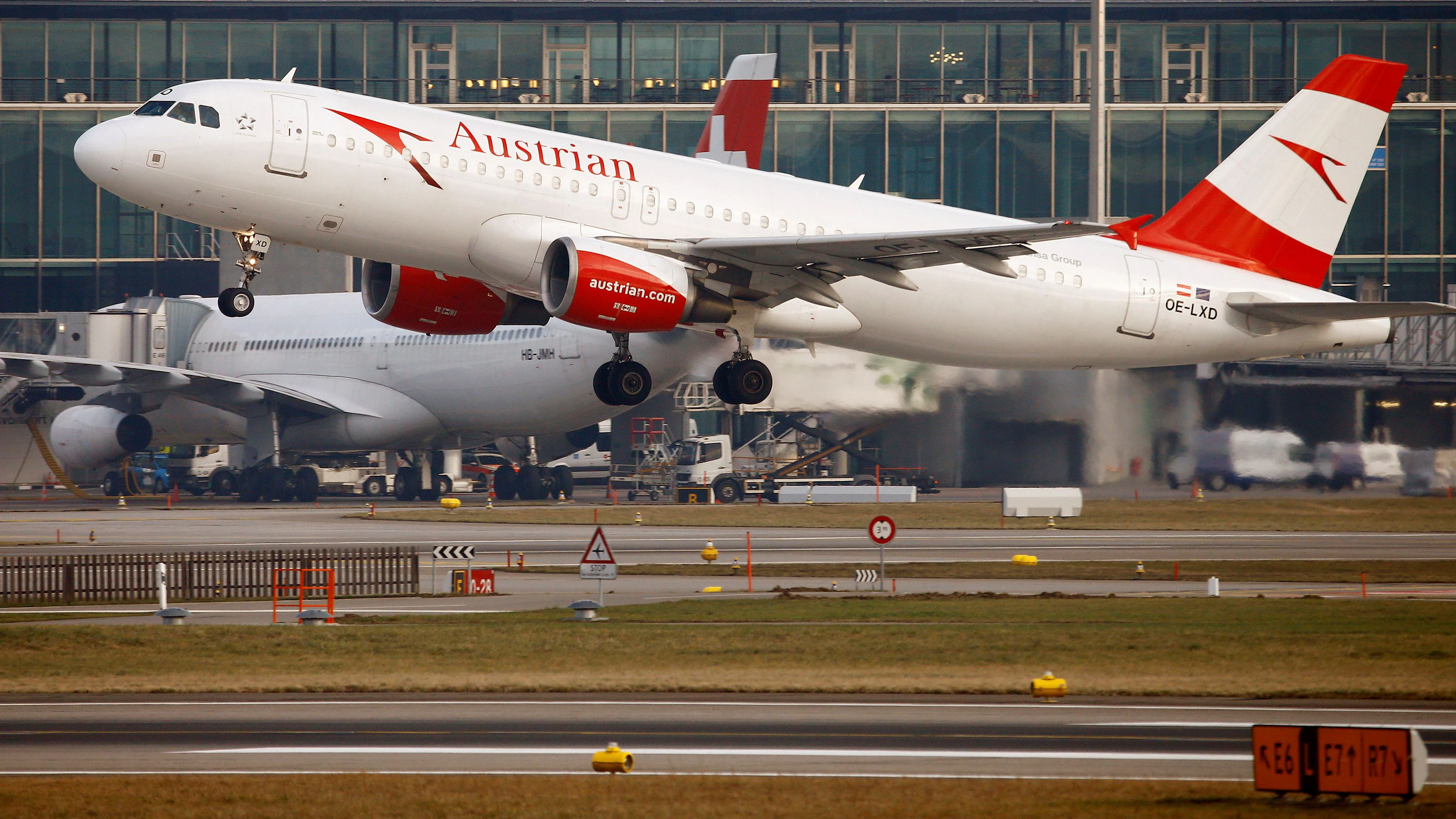 Beim betroffenen Flugzeug handelte es sich um einen Airbus A320 der Austrian Airlines.