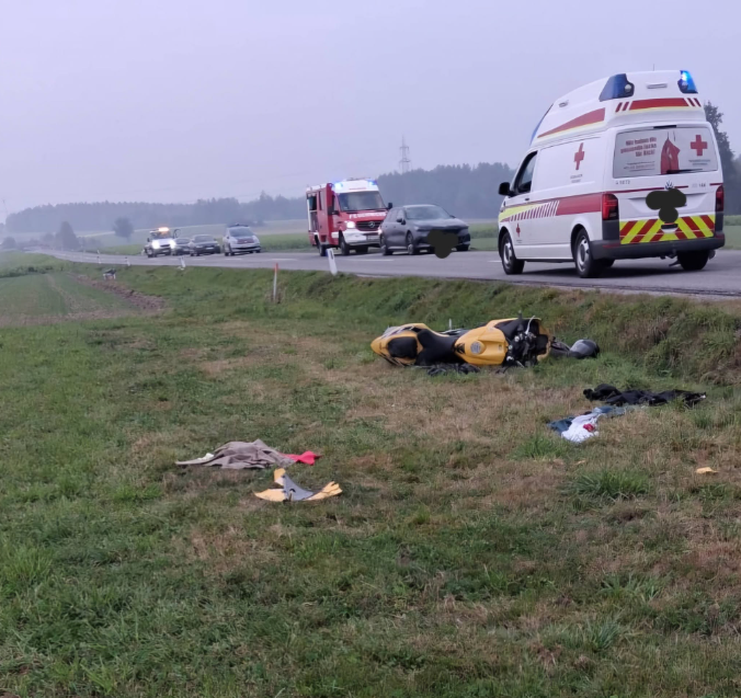 Notarzt und Rettung konnten nichts mehr für den Biker tun.