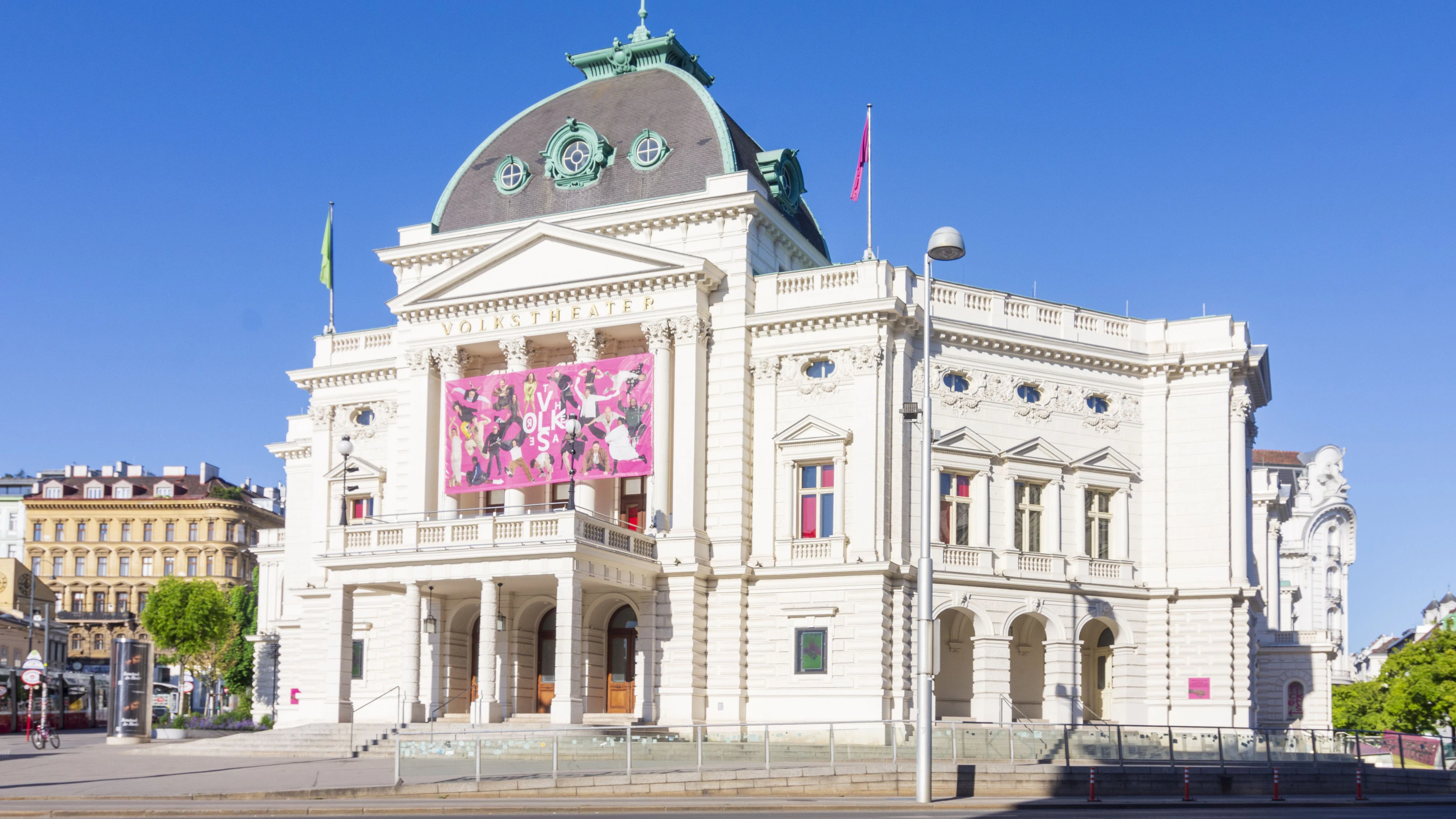Vienna, theater Volkstheater in 07. Neubau, Austria