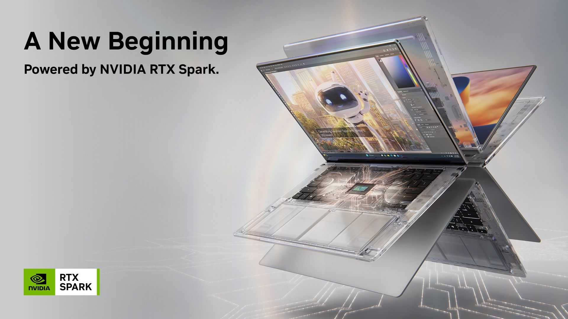 Die Geräte kombinieren RTX-Grafik mit NVIDIAs KI-Software und bis zu 128 GB gemeinsam genutztem Speicher. 