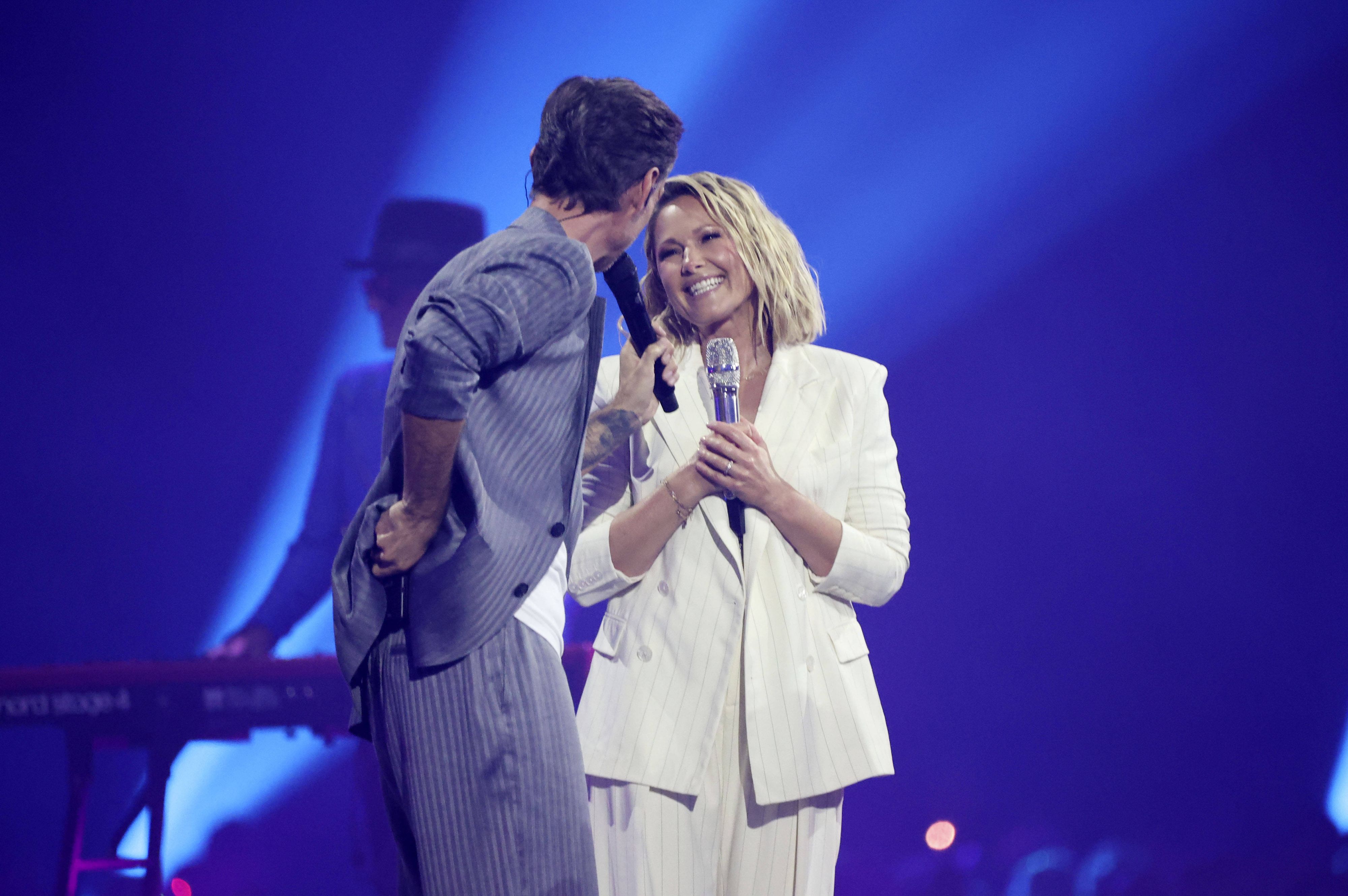 Helene Fischer schaute bei Florian Silbereisen im ORF vorbei.
