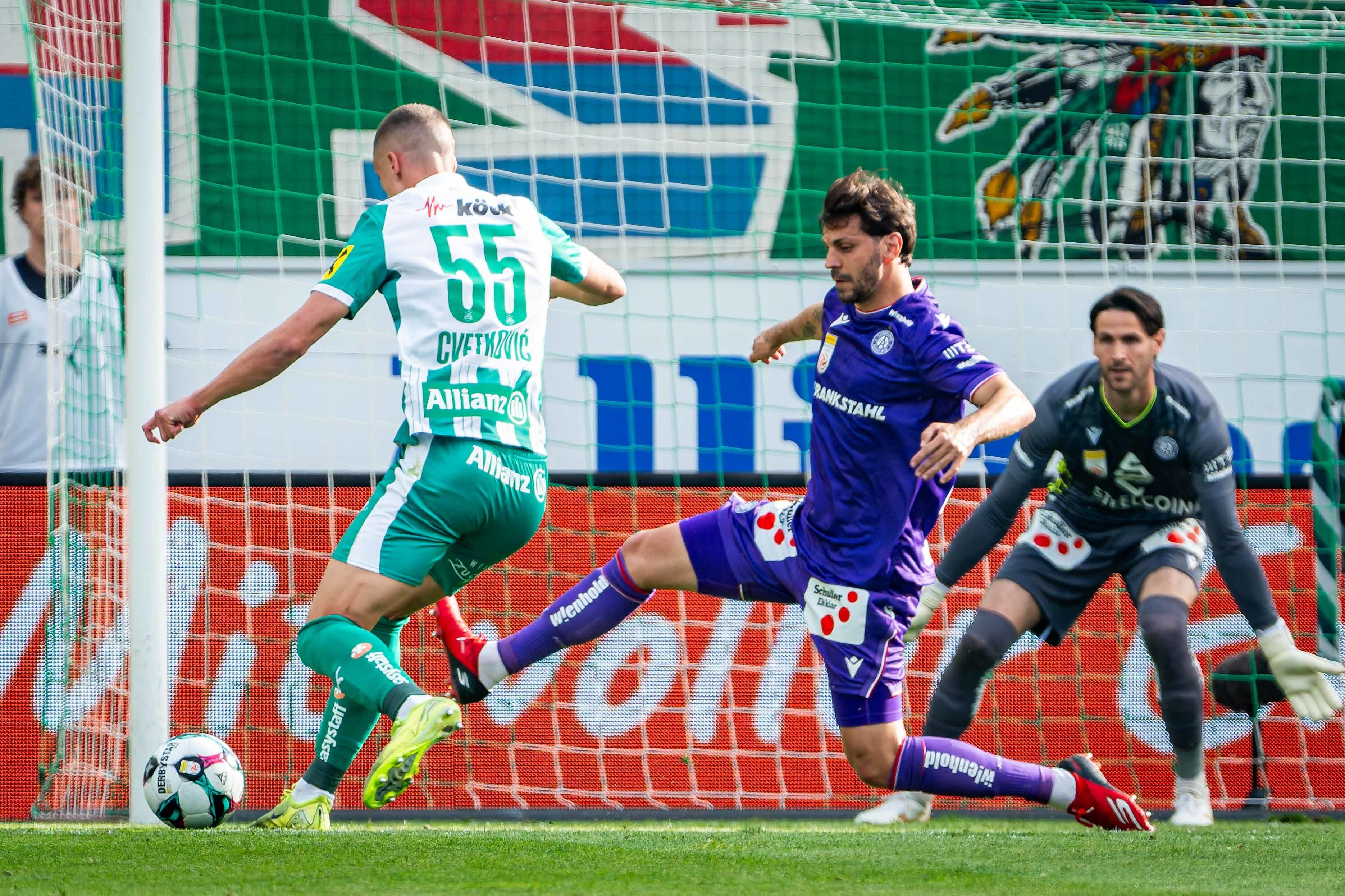 17 Punkte liegt Rapid aktuell vor der Austria.