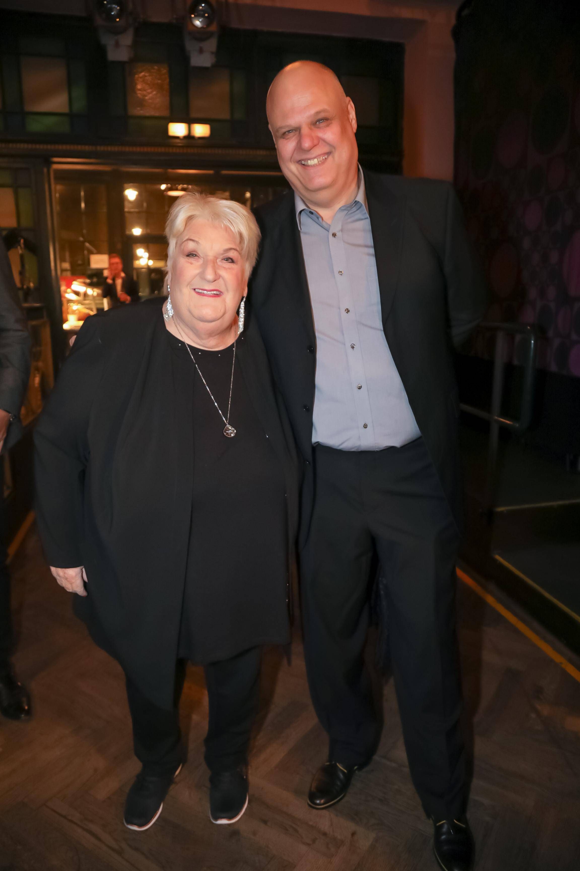 Austropop-Ikone <strong>Stefanie Werger</strong> mit ihrem Karl-Heinz im Wiener Metropol, 2023.