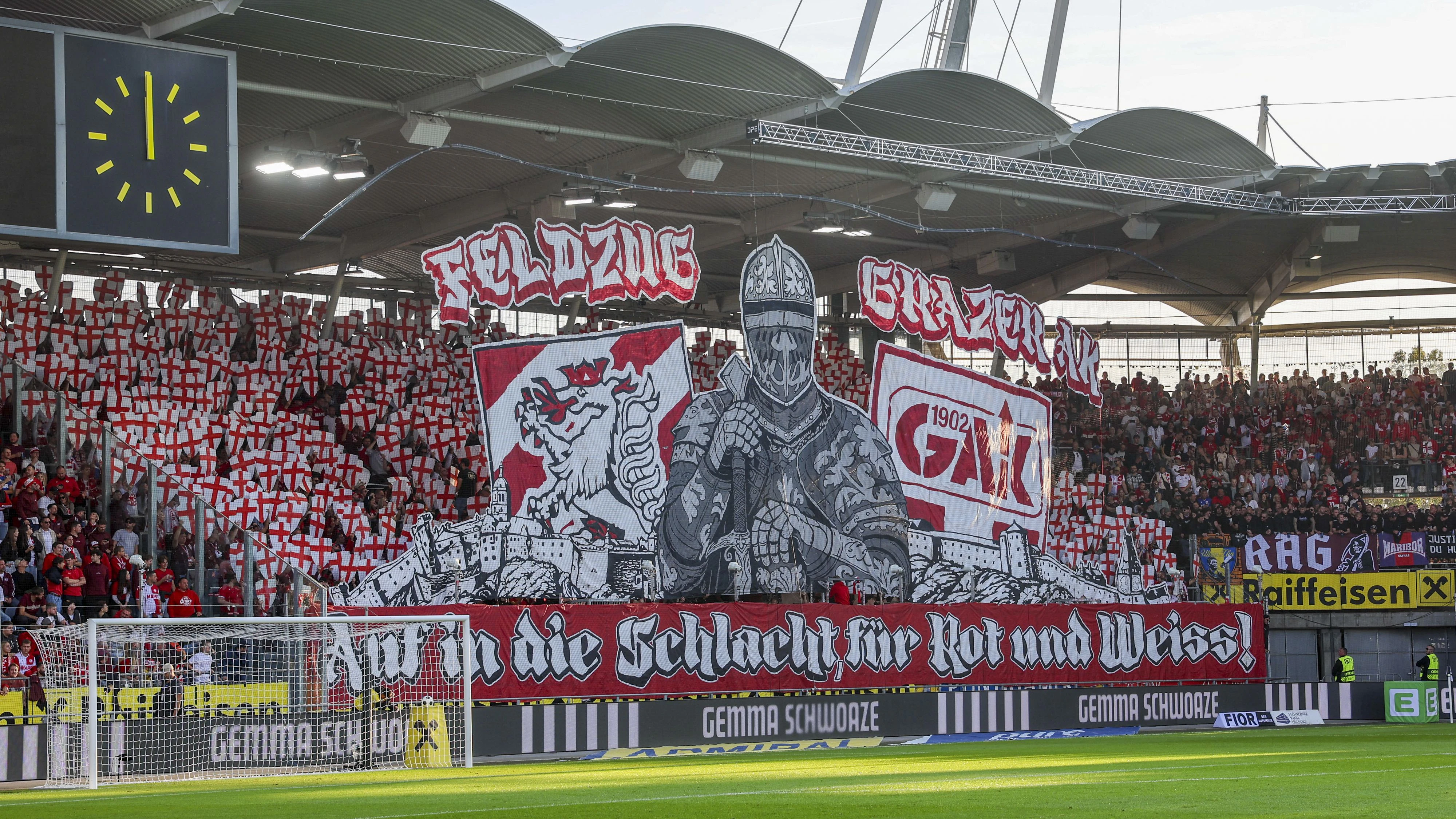 GAK-Fans sorgten im Derby für Aufregung