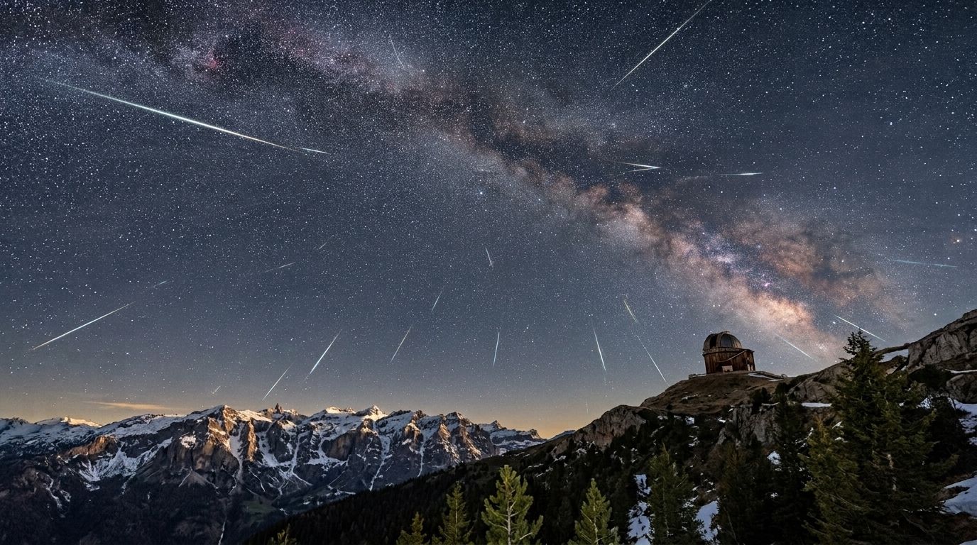 Über Österreich flitzen wieder die Orioniden. Für die beste Sicht musst du allerdings früh aufstehen und einen möglichst dunklen Ort finden.