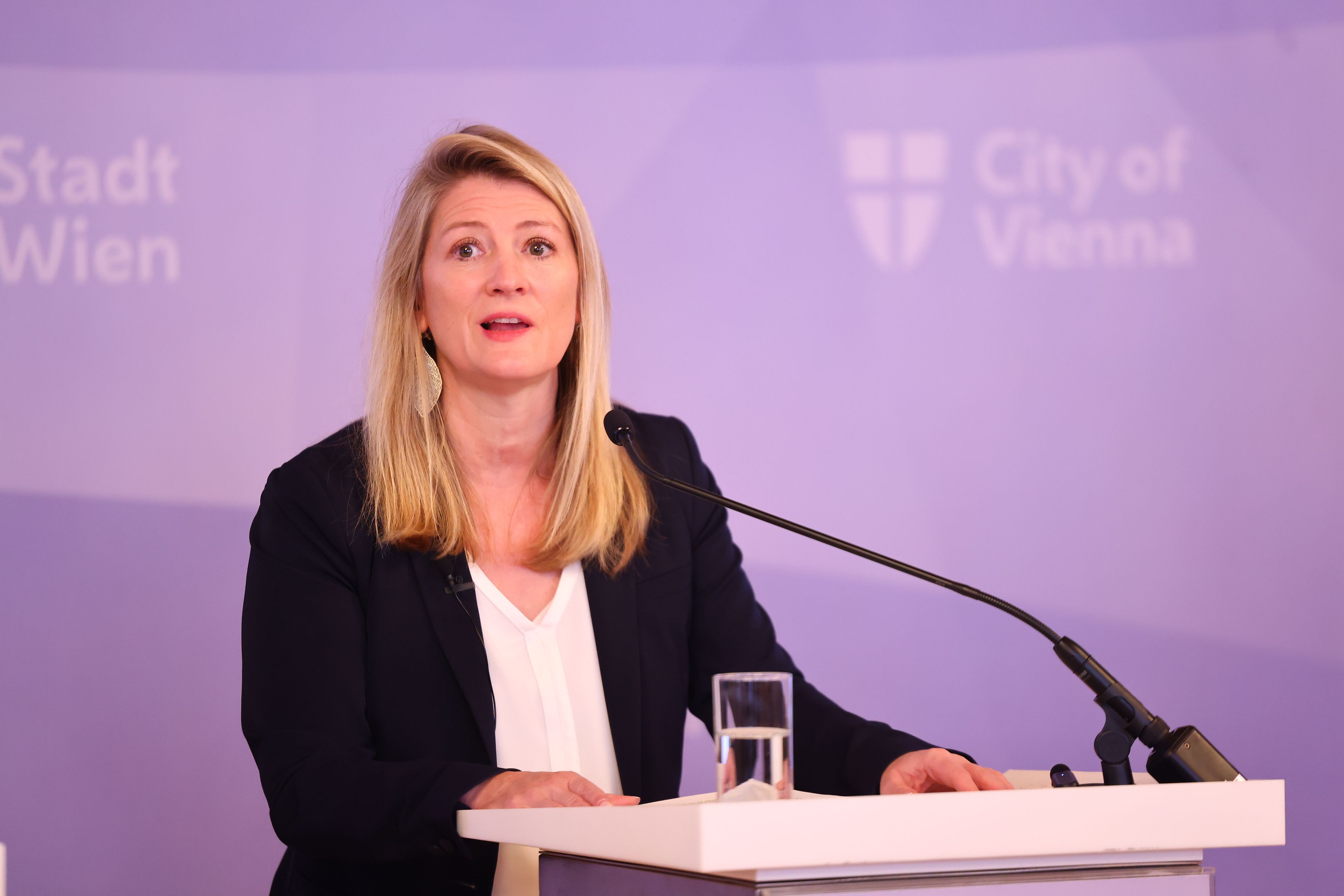 Integrationsstadträtin Bettina Emmerling (Neos) stellte die Pläne vor.
