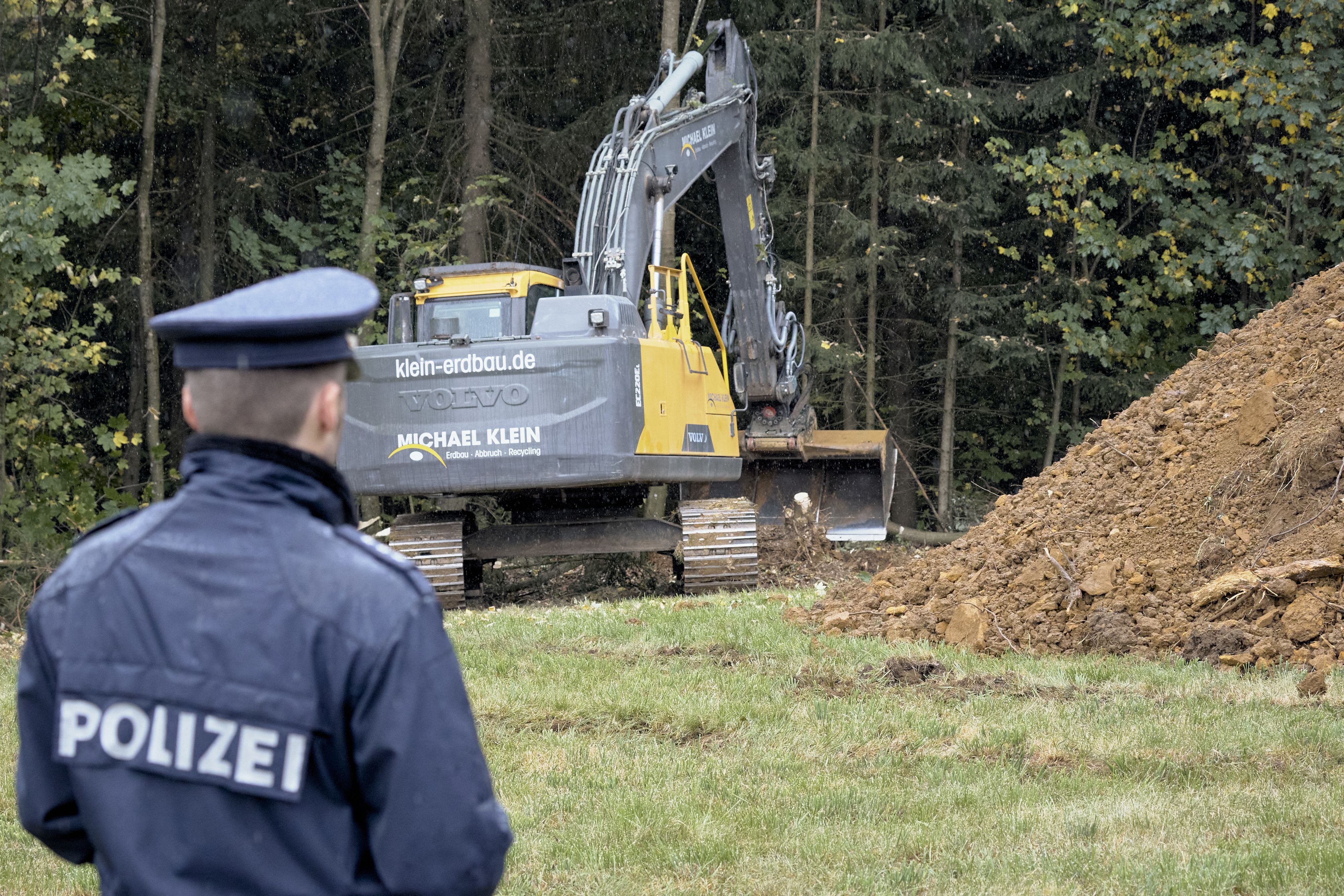 Die Polizei fand die Überreste der Frau bei Grabungsarbeiten.