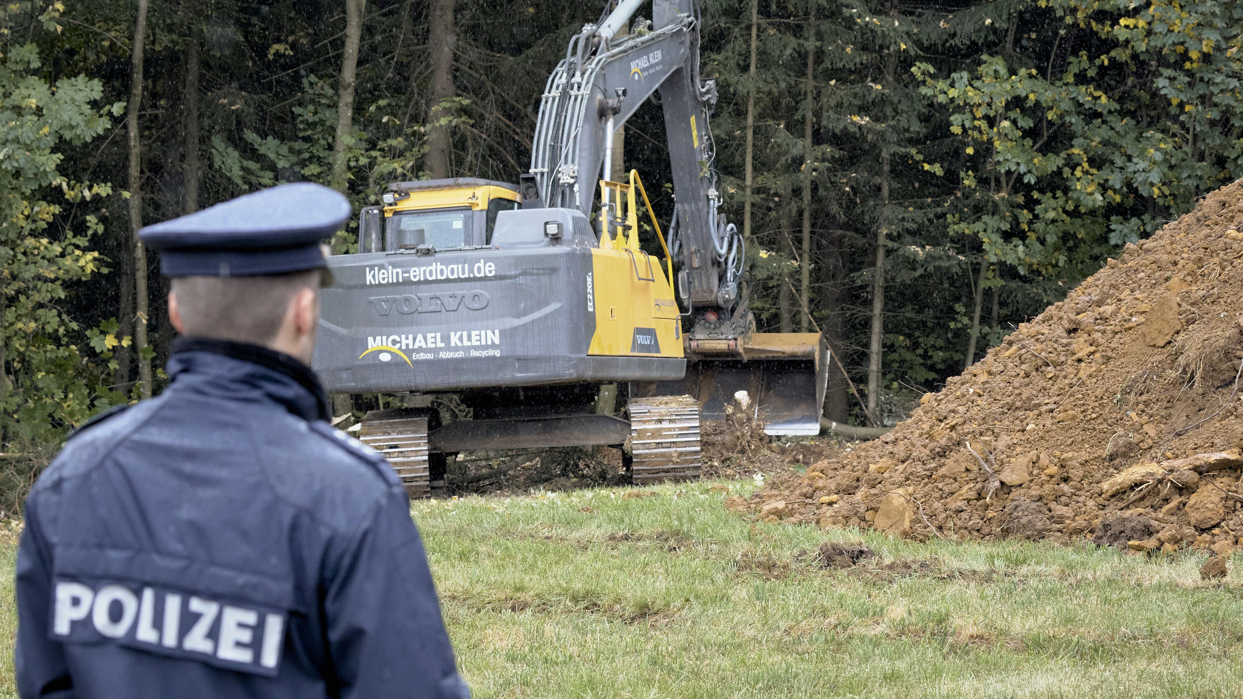 Die Polizei fand die Überreste der Frau bei Grabungsarbeiten.