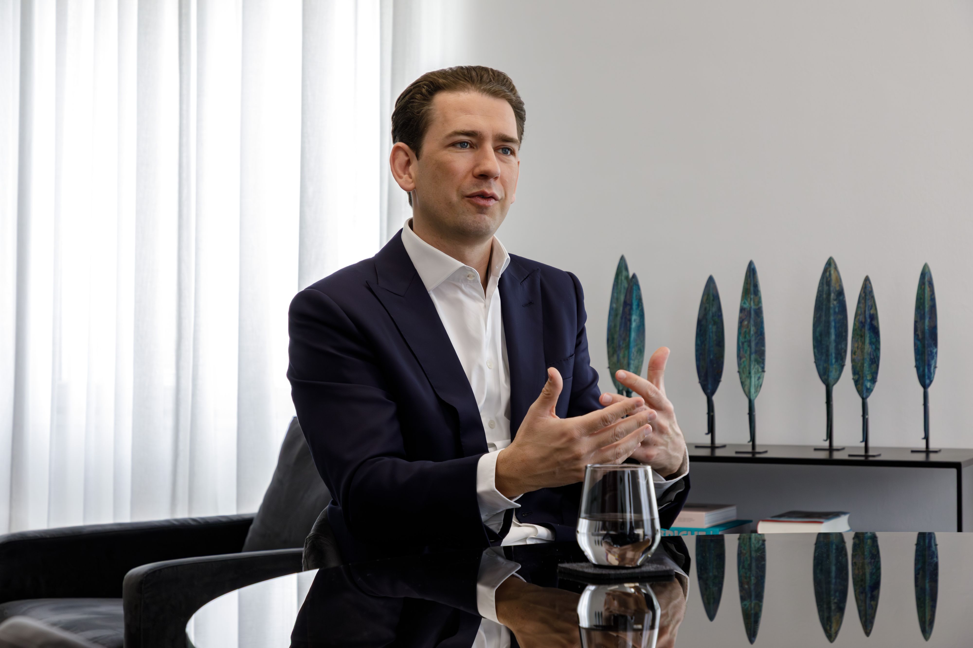 Ex-Kanzler Sebastian Kurz spricht Klartext.