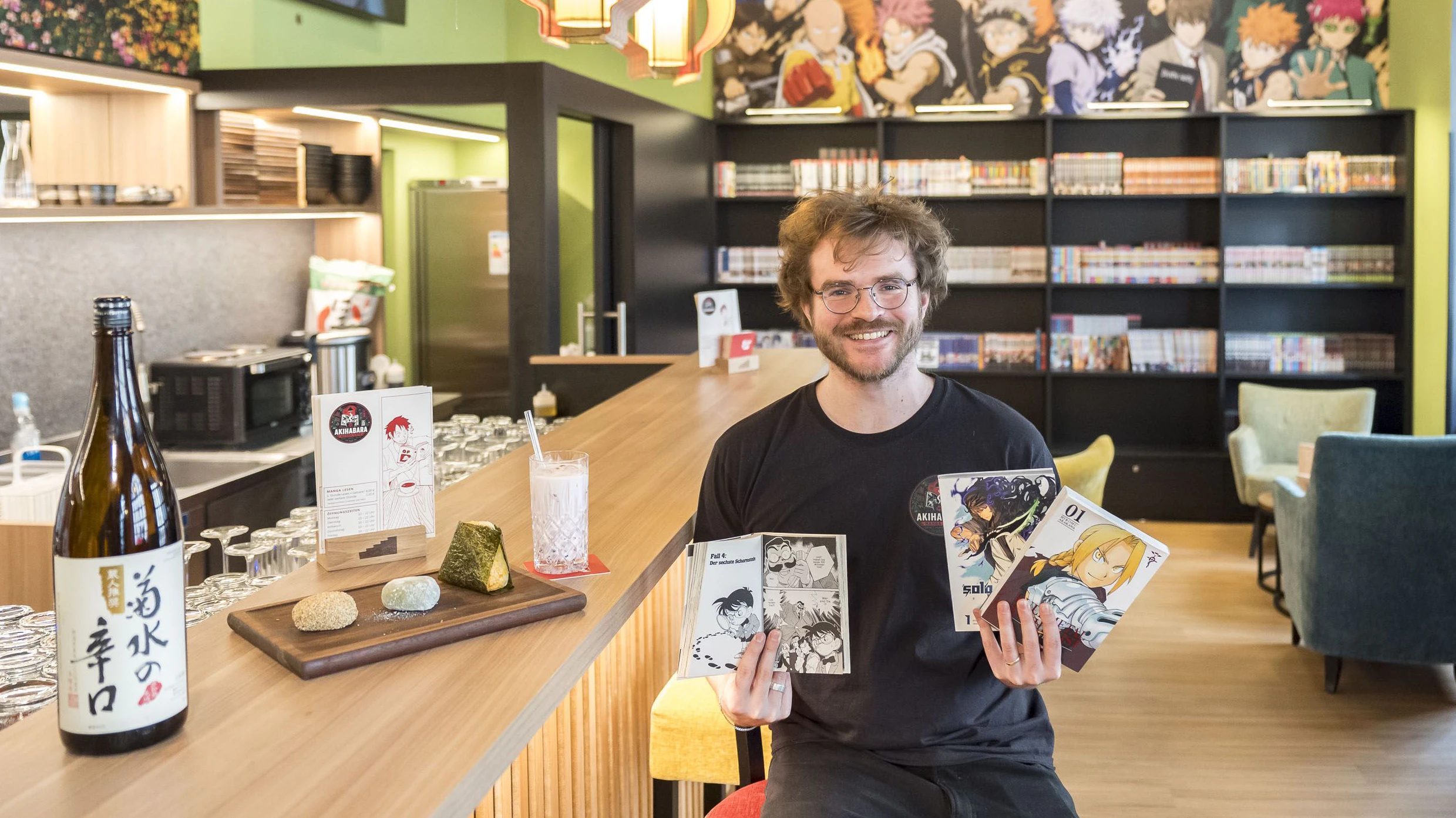 Akihabara Manga Cafe in der Liechtensteinstraße 8, Japan, Comic, 20261013 Foto: Helmut Graf/Tageszeitung Heute