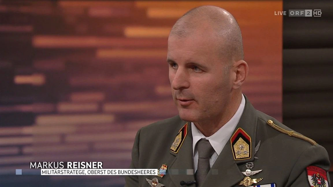 Militärstratege und Oberst des Bundeheeres Markus Reisner