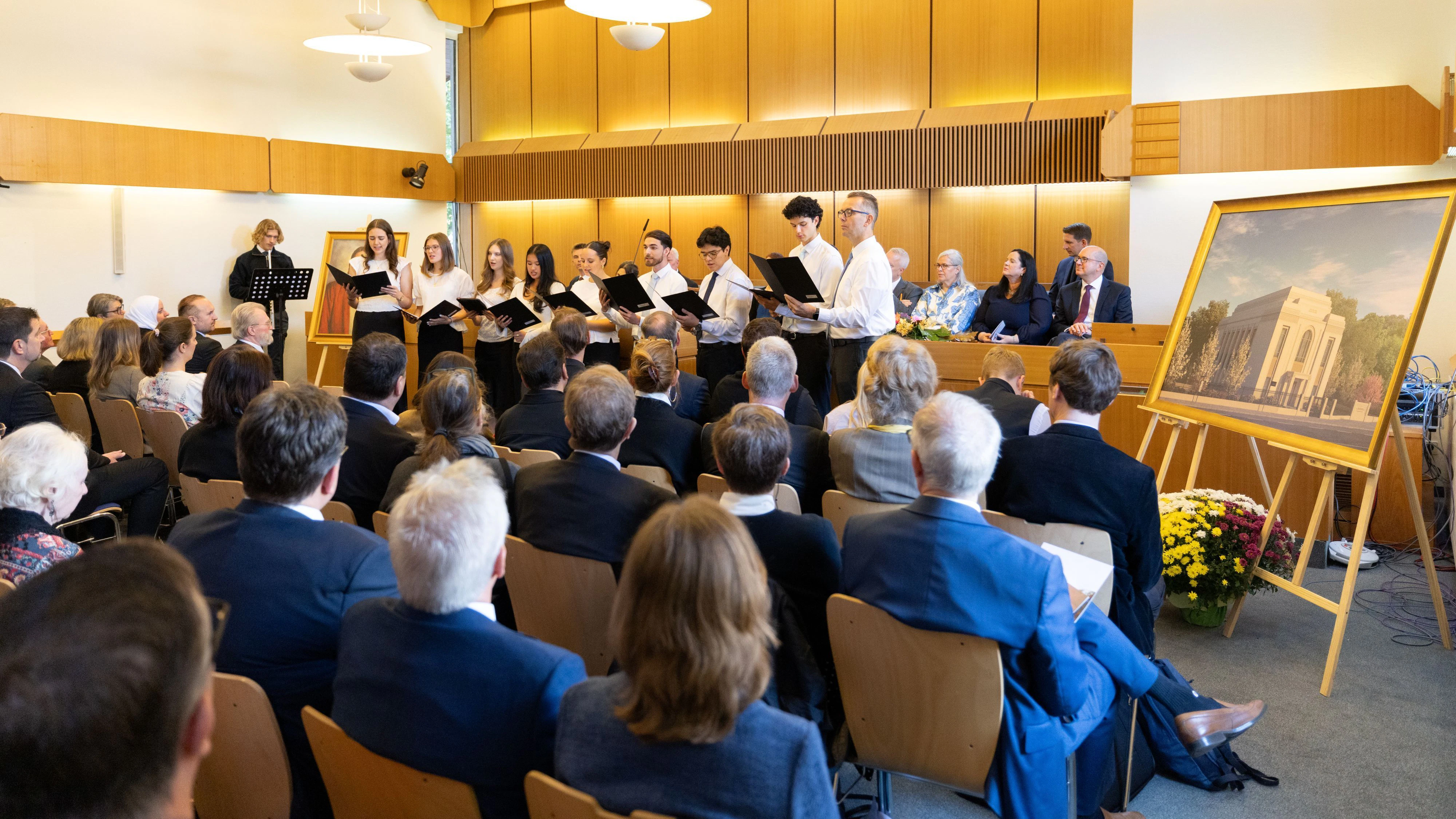 Die Kirche Jesu Christi der Heiligen der Letzten Tage feierte den Spatenstich des Tempelbaus.