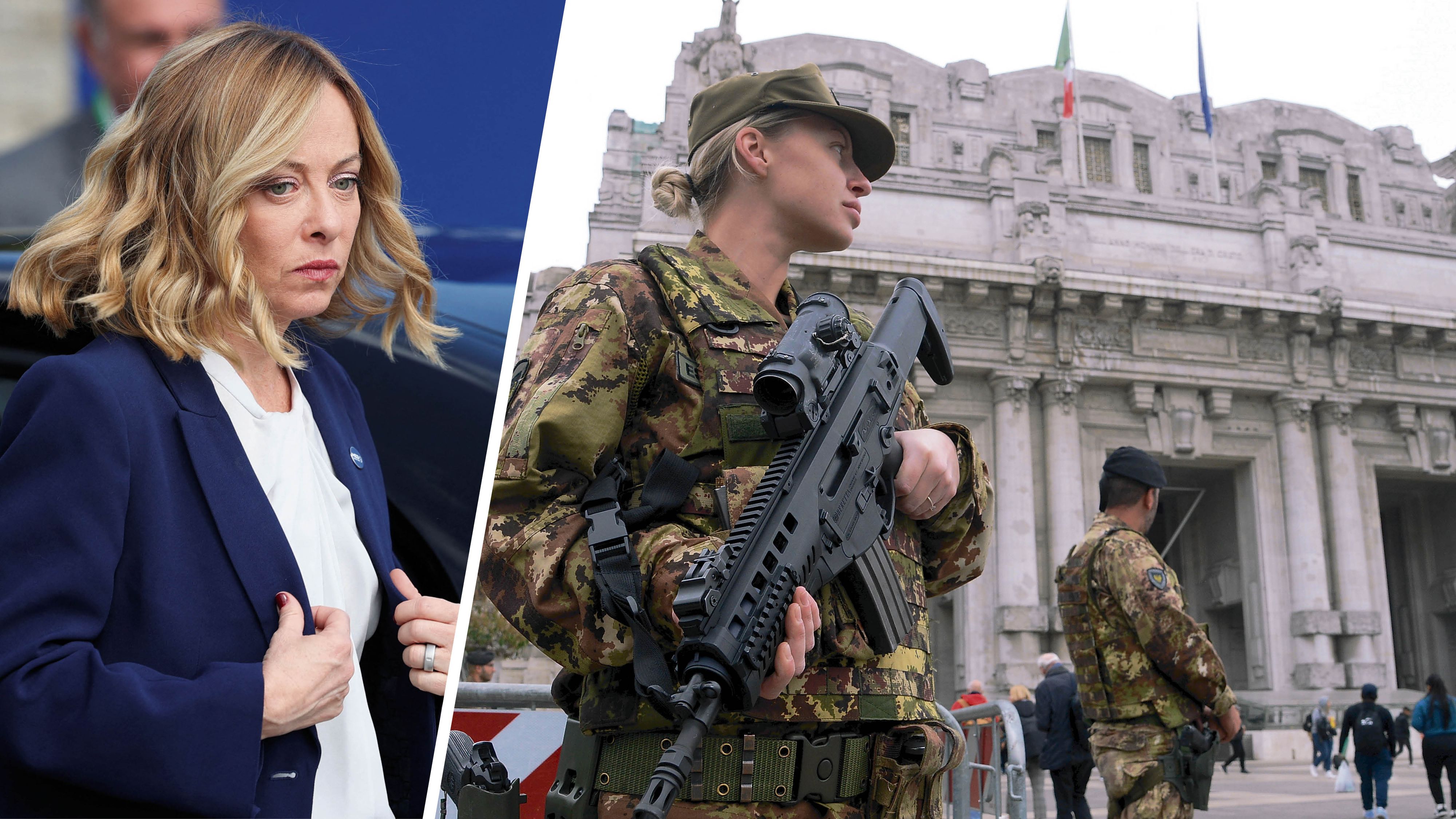 Italiens Premier Giorgia Meloni kündigt nach Krawallen und Plünderungen die Entsendung von 500 zusätzlichen Soldaten nach Mailand an.