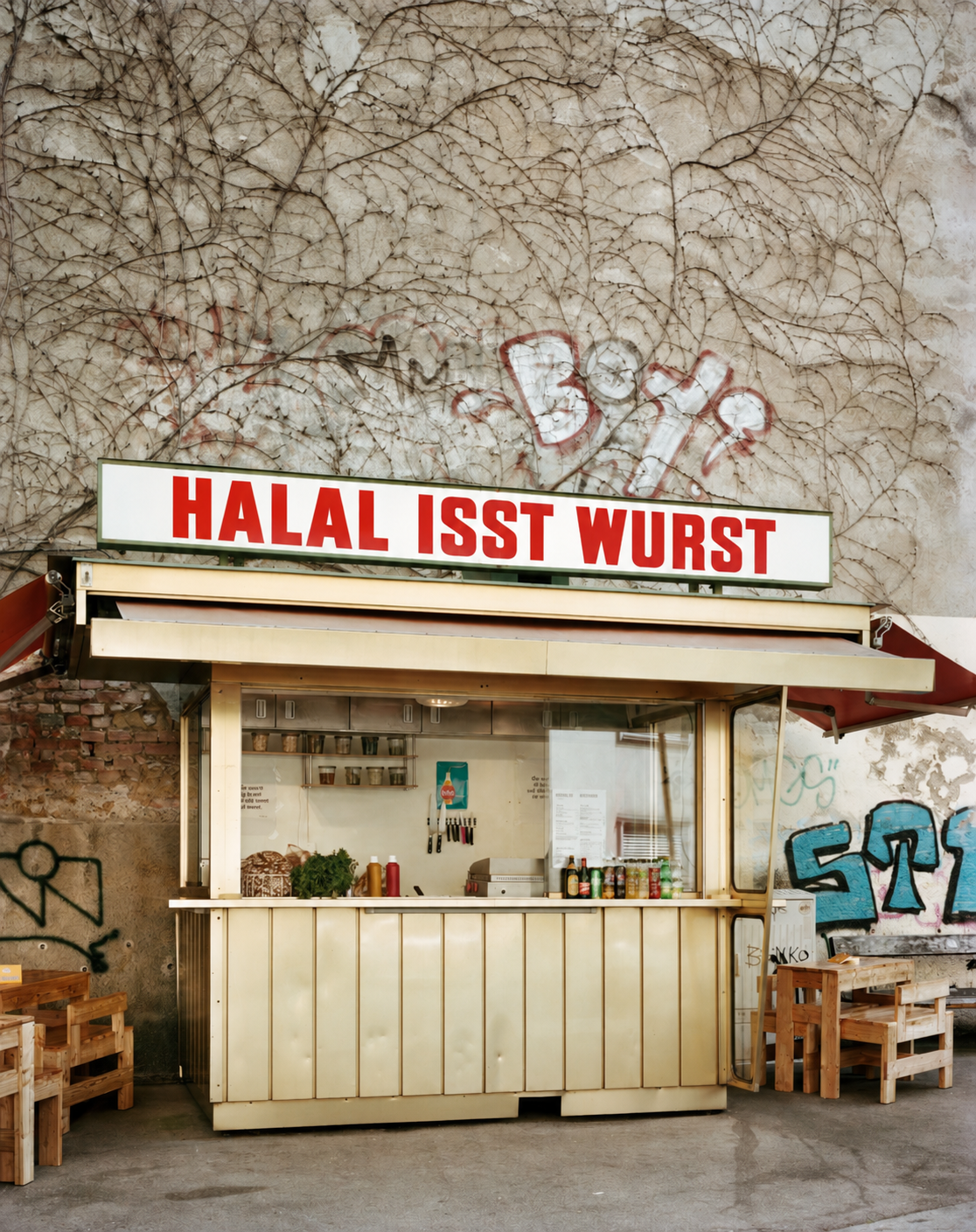 Heute.at - Halal-Würstel in Wien: Imbiss mit Abbrennen bedroht