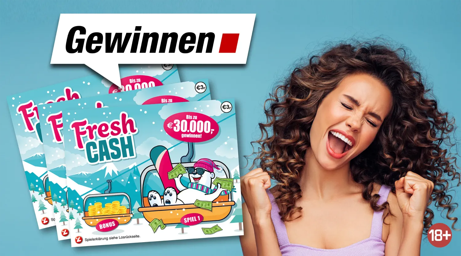 Heute.at - Bis zu 30.000 Euro mit Rubbellos Fresh Cash