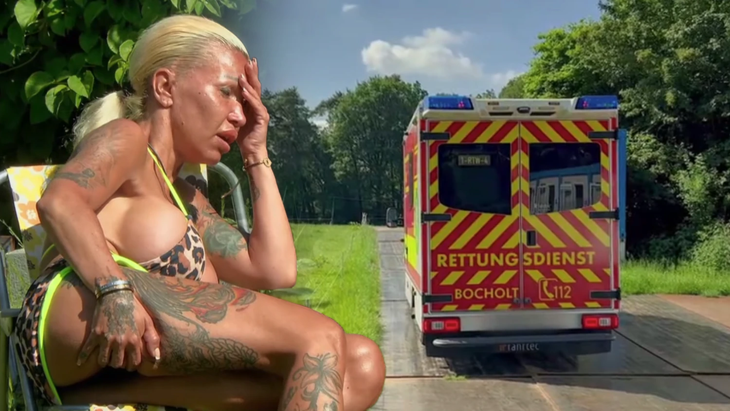  "Ich bin allergisch", hält sich Ginger die Hand vors Gesicht.