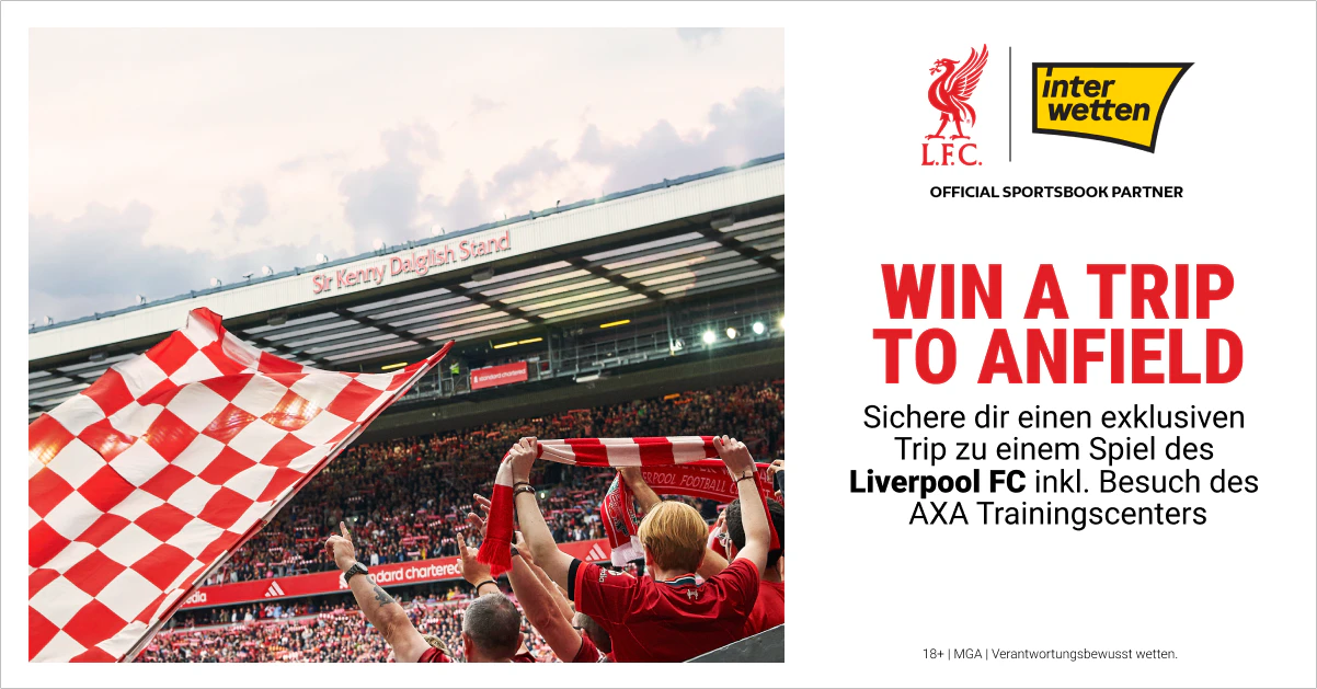 Liverpool FC: Gewinnspiel mit Interwetten