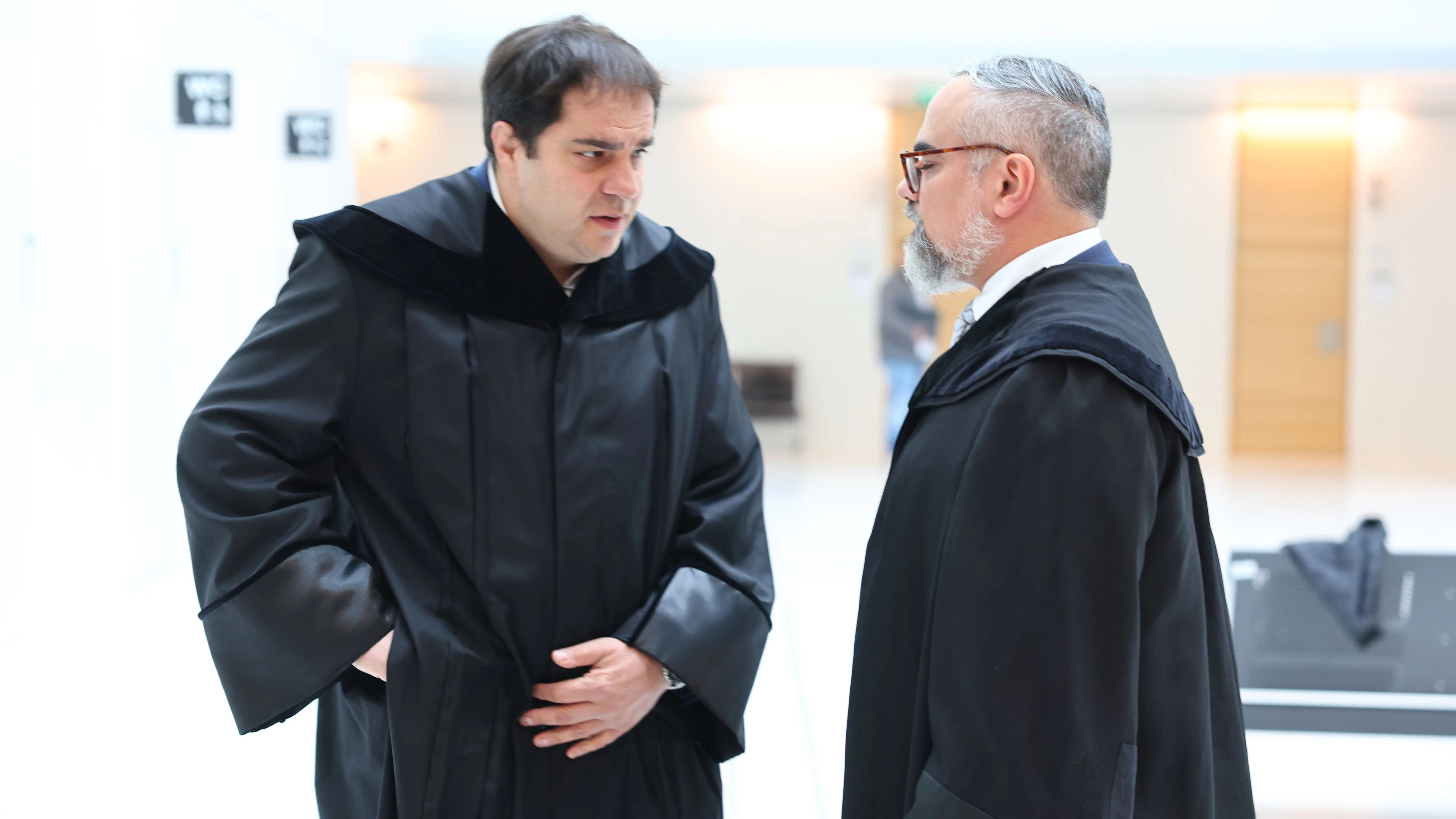 Vertraten Angeklagten: Die Anwälte Sascha Flatz (l.) und Fadi Arabo