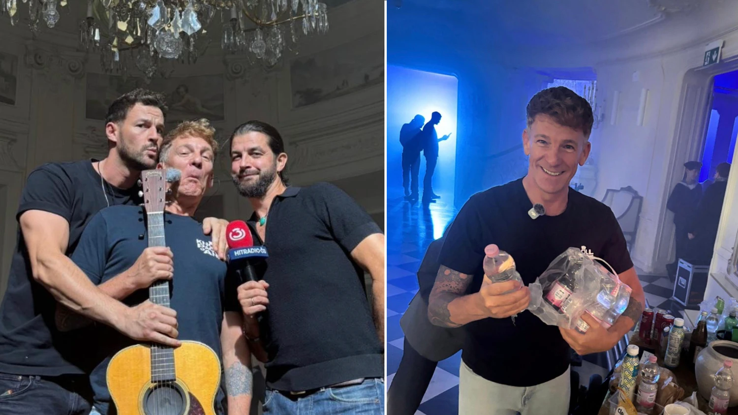 "Knoll packt an" beim Musikvideo Dreh von Pizzera & Jaus