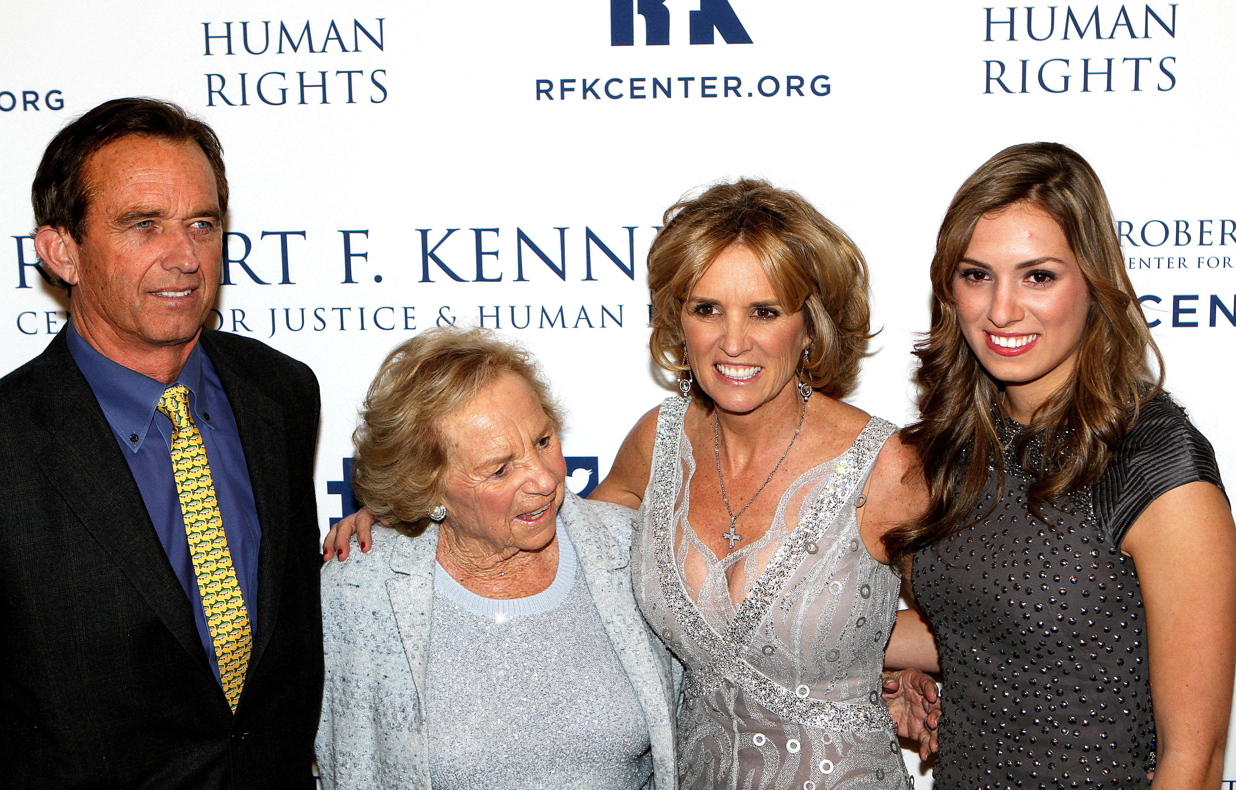 Kyle Kennedy (ganz rechts) mit Robert Kennedy Jr., Ethel Kennedy und Kerry Kennedy.