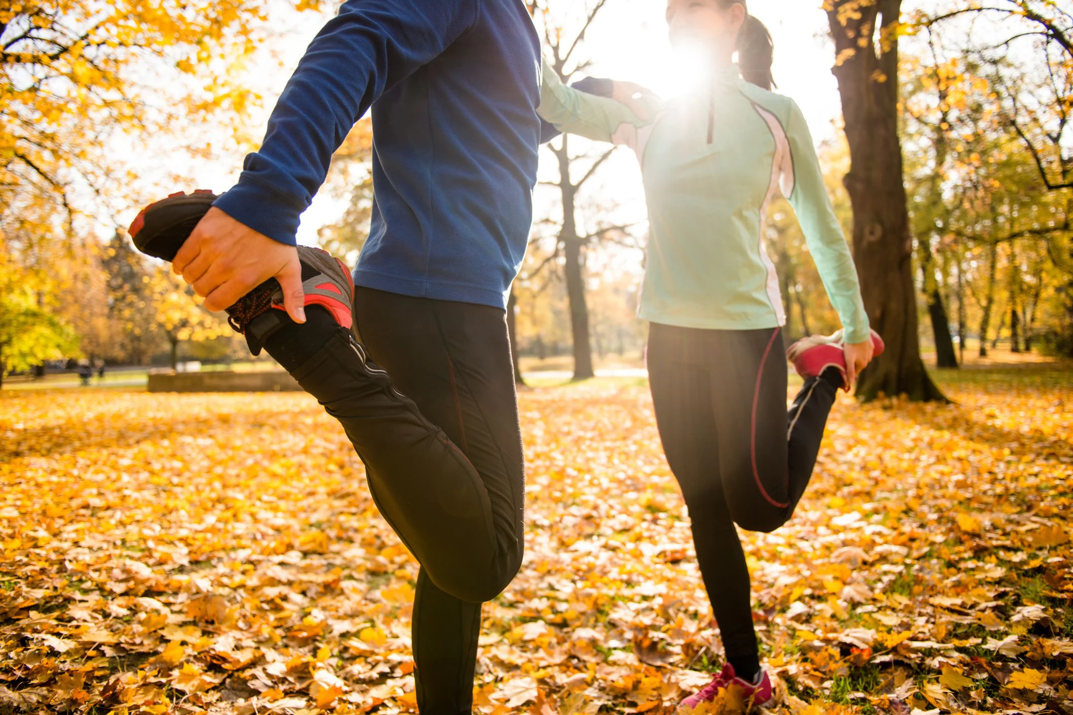 Das Dehnen vor dem Joggen erwies sich laut Studie als nicht besonders zieführend